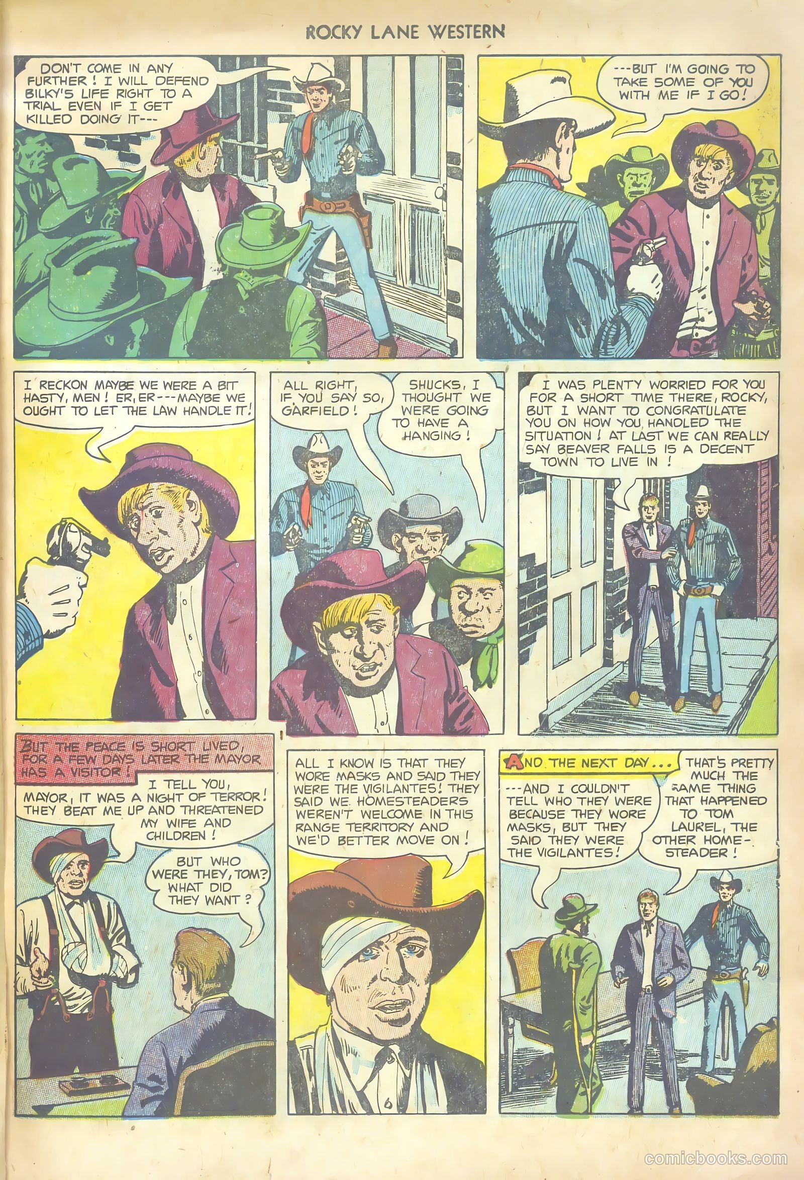 Rocky Lane Western #53 — page 11 of 36