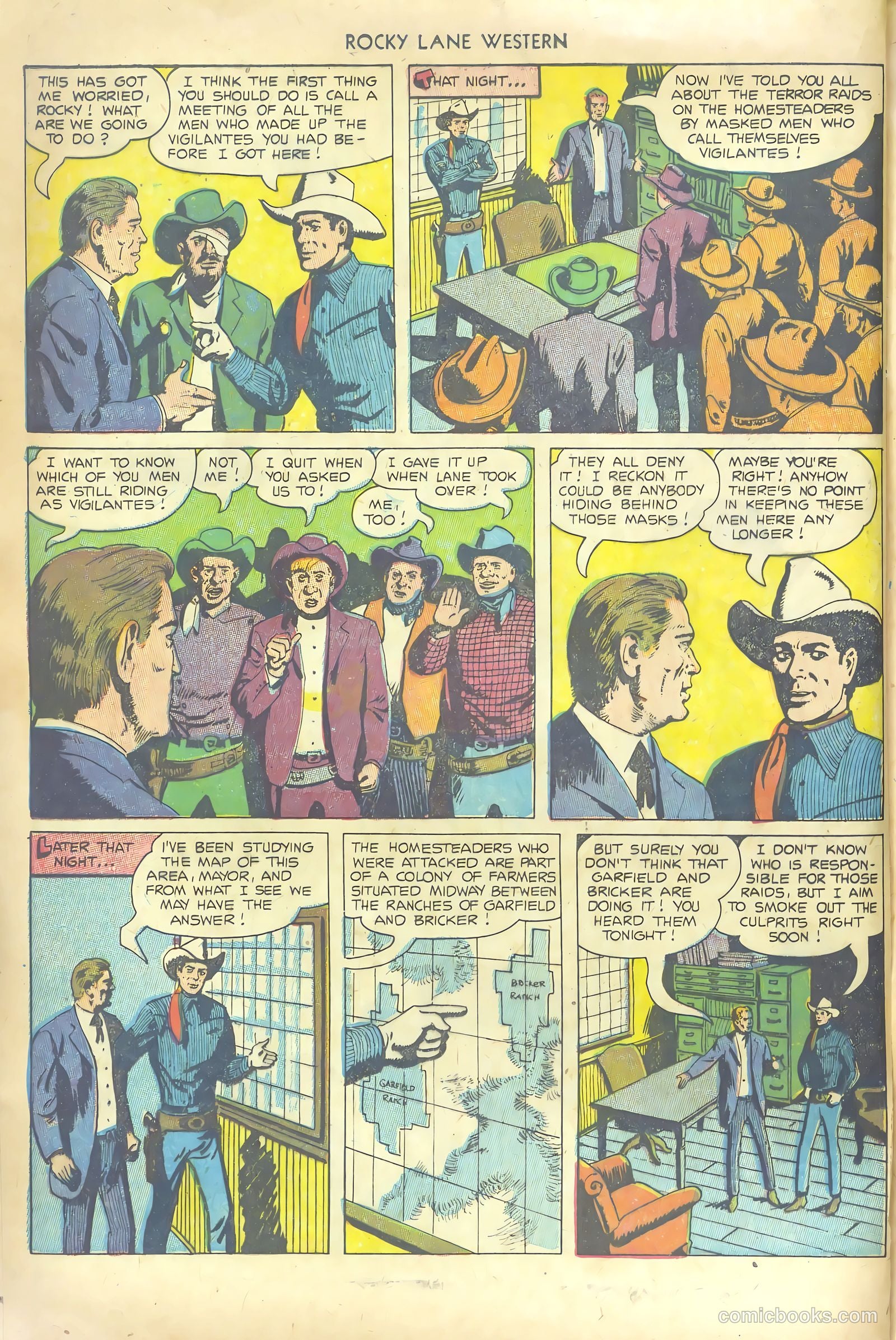 Rocky Lane Western #53 — page 12 of 36