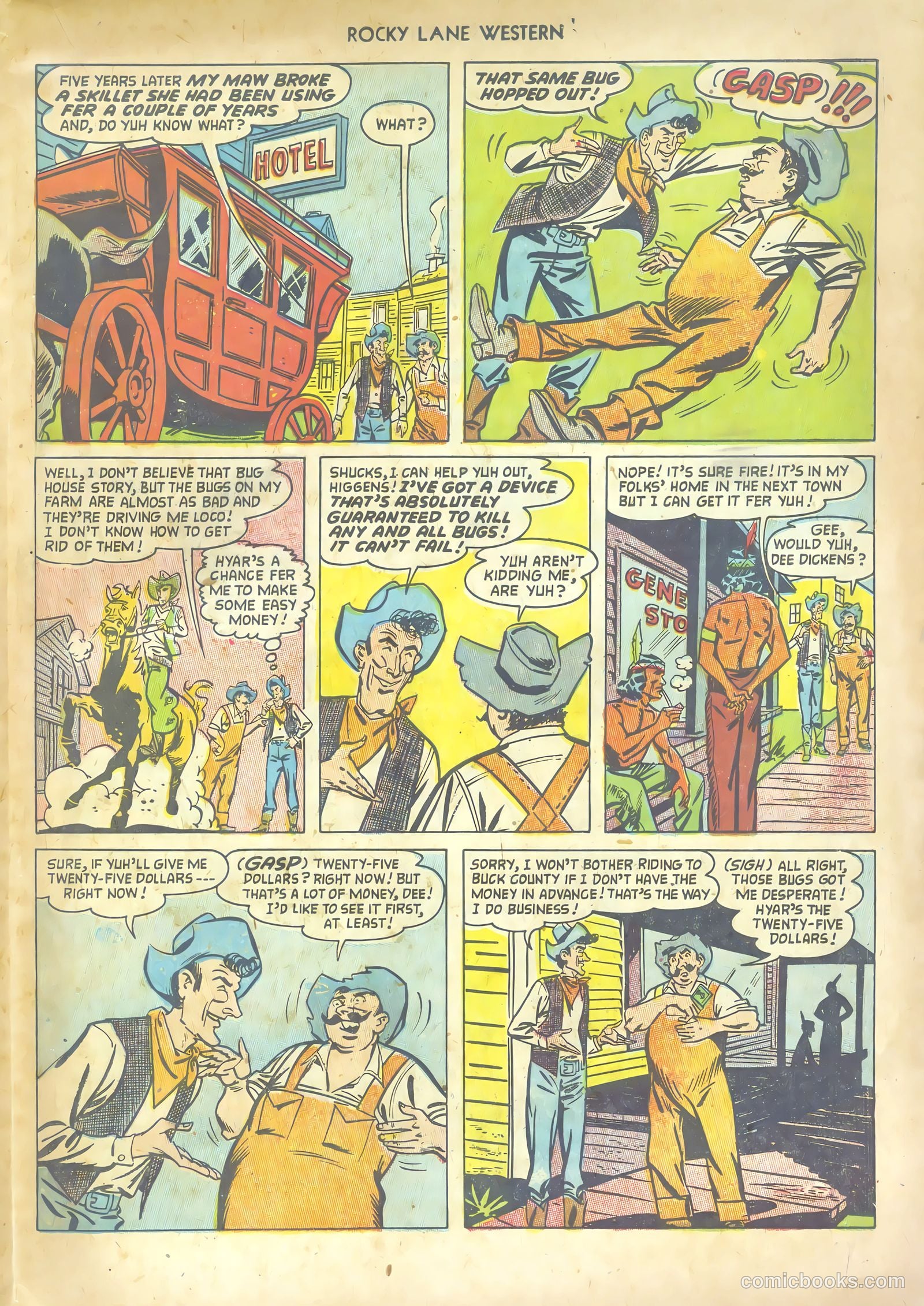 Rocky Lane Western #53 — page 19 of 36