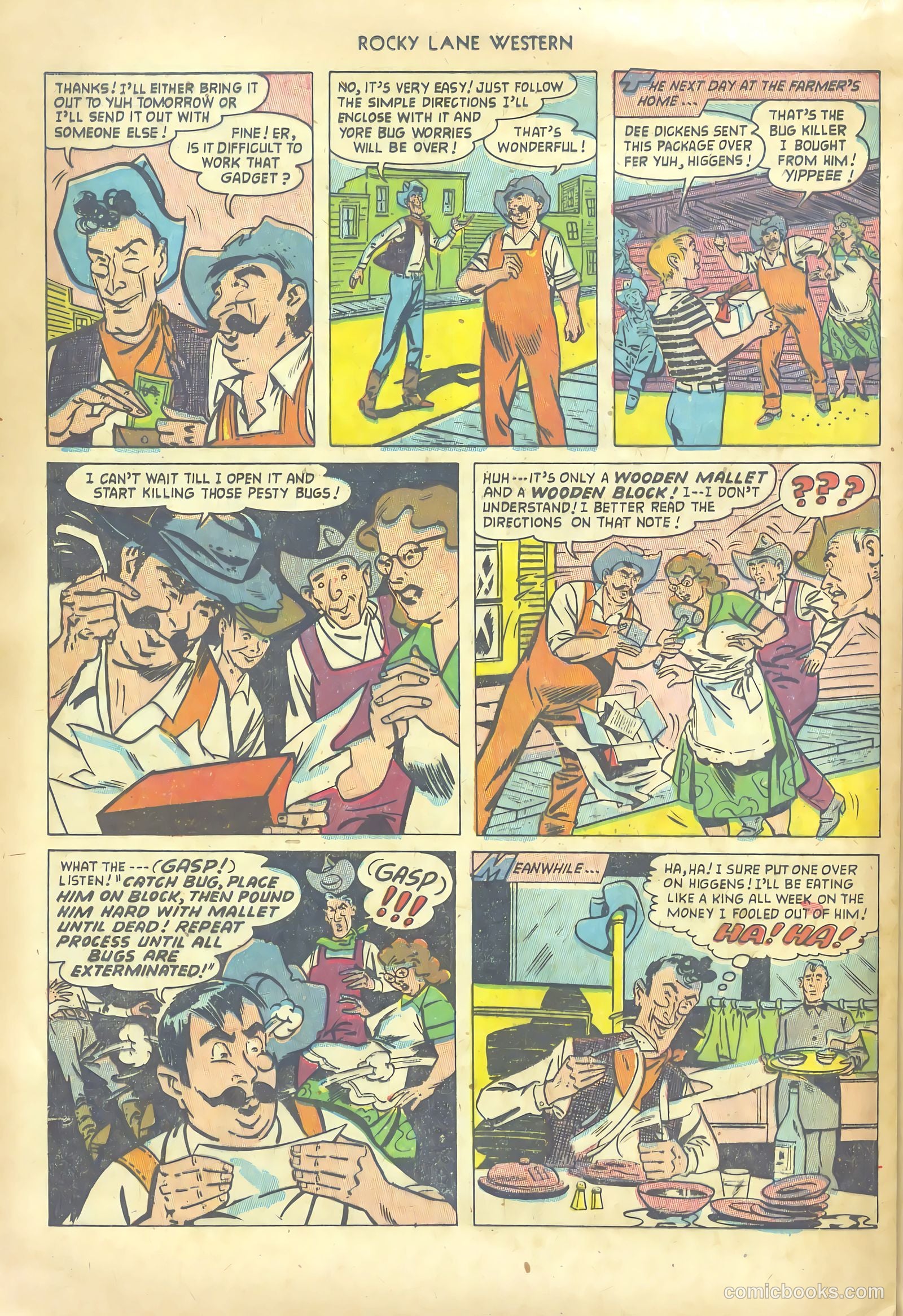 Rocky Lane Western #53 — page 20 of 36