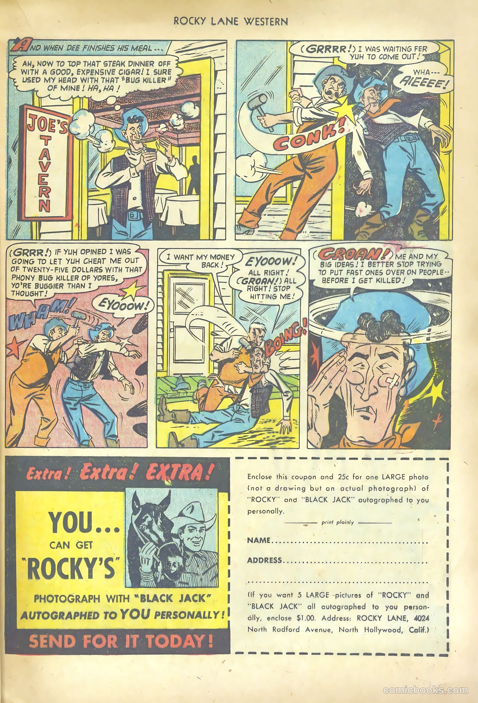 Rocky Lane Western #53 — page 21 of 36