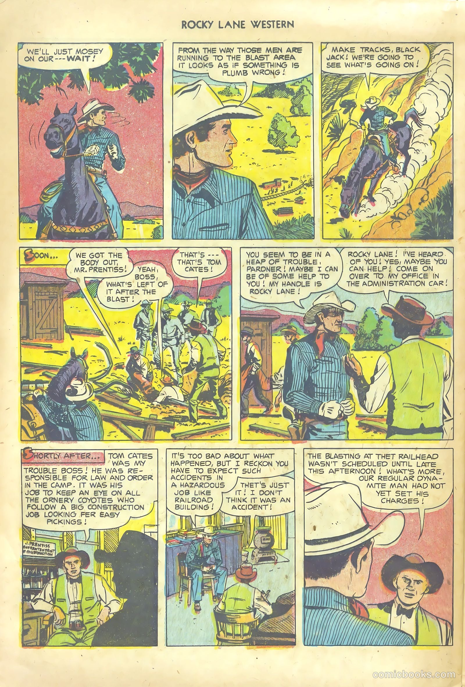 Rocky Lane Western #53 — page 24 of 36