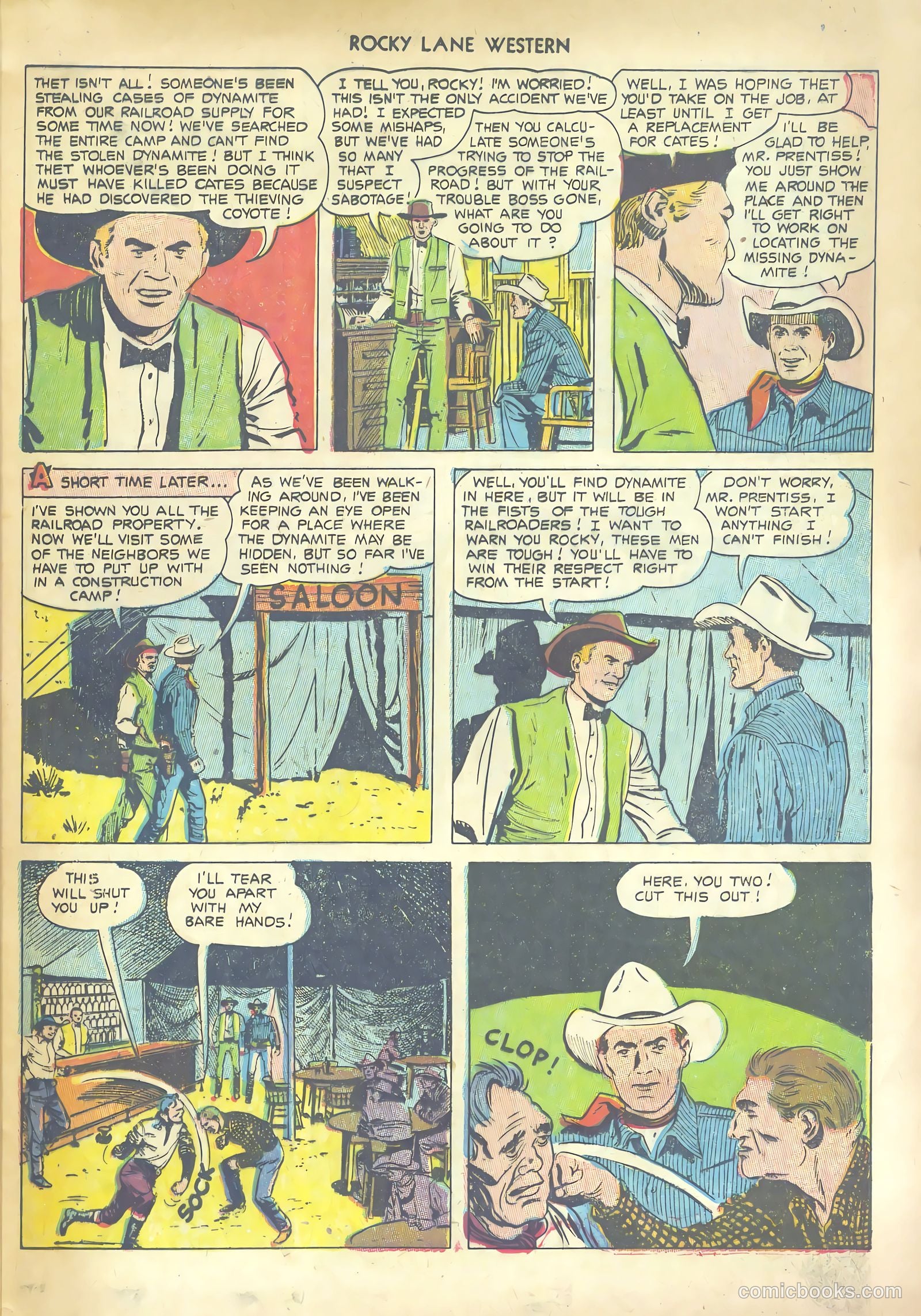 Rocky Lane Western #53 — page 25 of 36