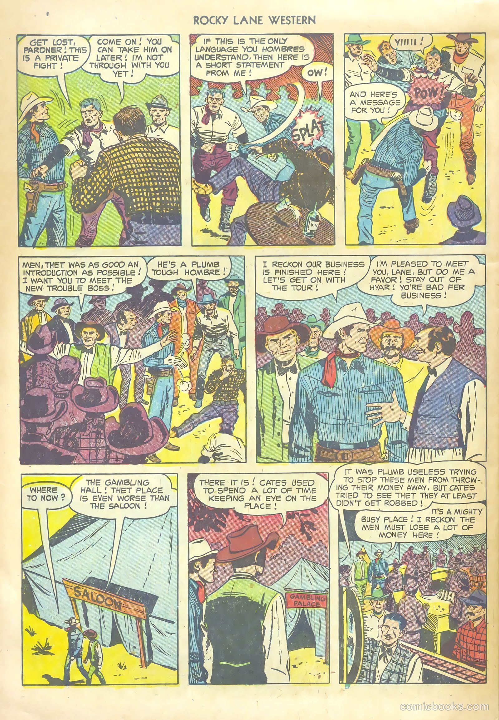 Rocky Lane Western #53 — page 26 of 36