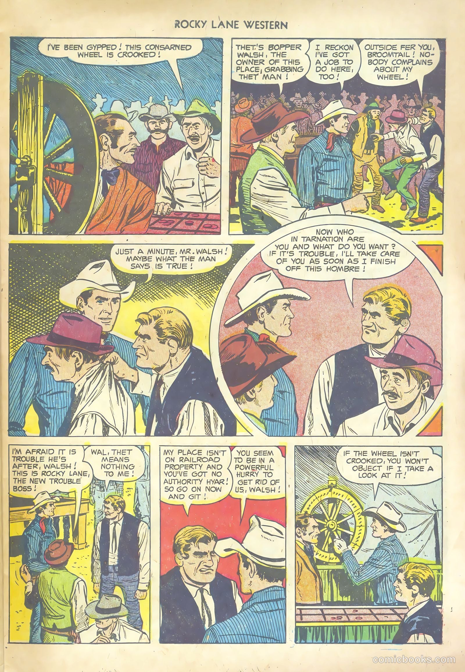Rocky Lane Western #53 — page 27 of 36