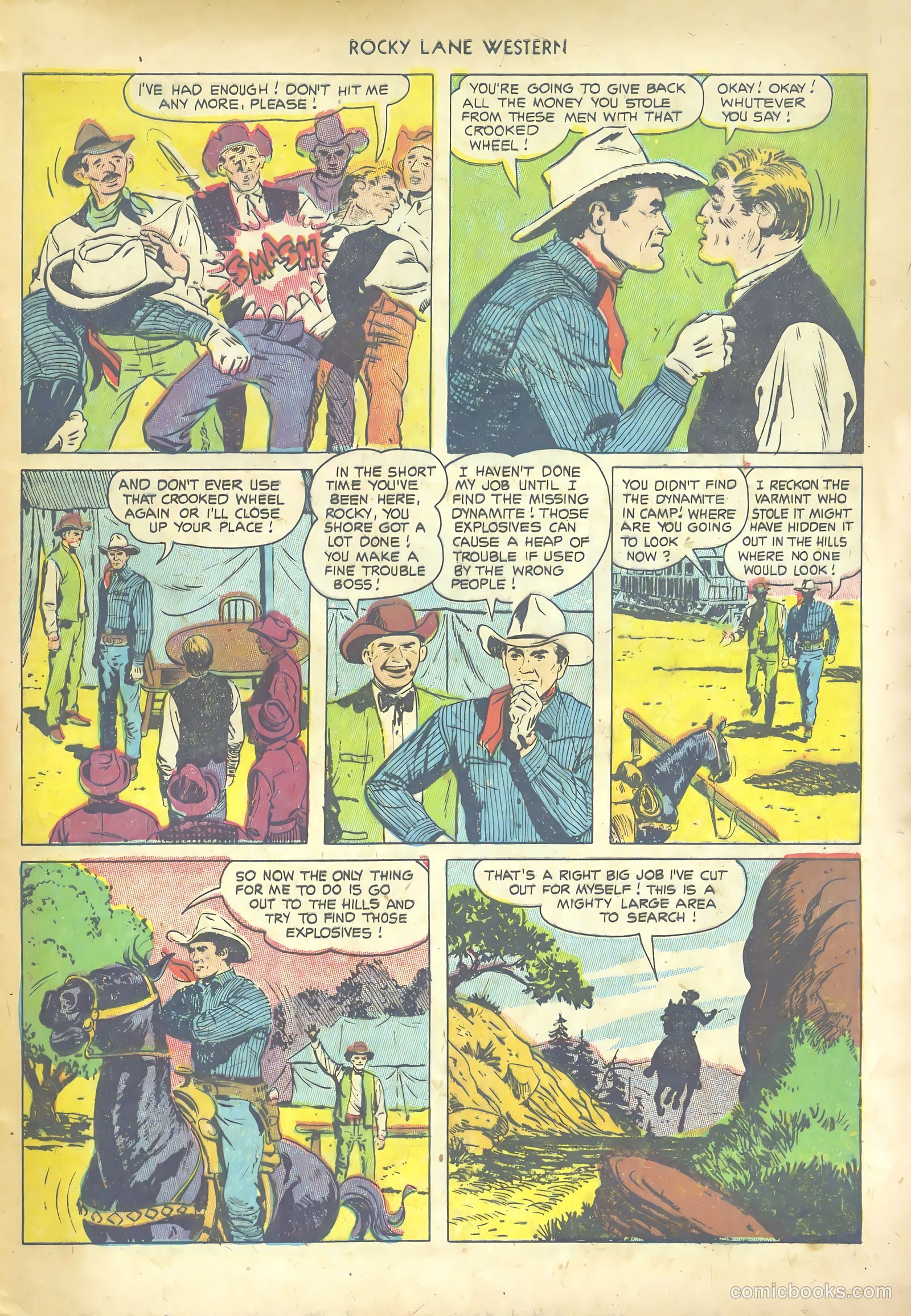 Rocky Lane Western #53 — page 29 of 36