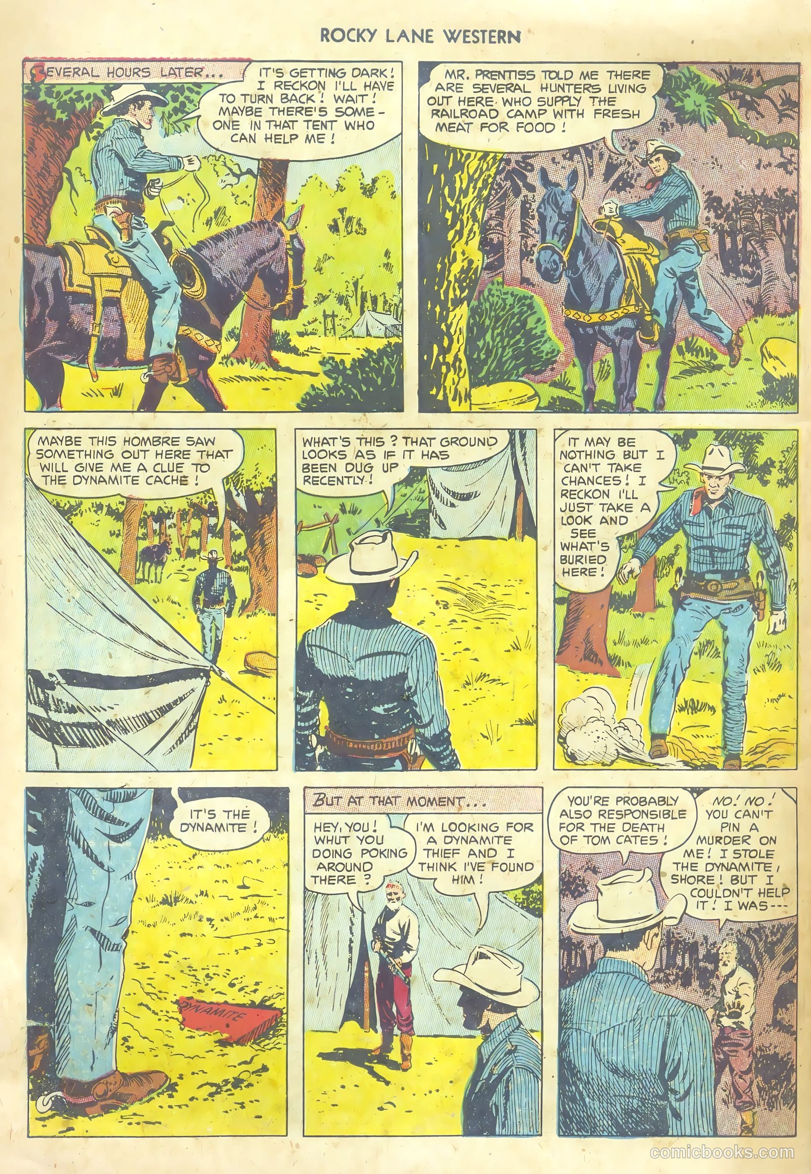 Rocky Lane Western #53 — page 30 of 36