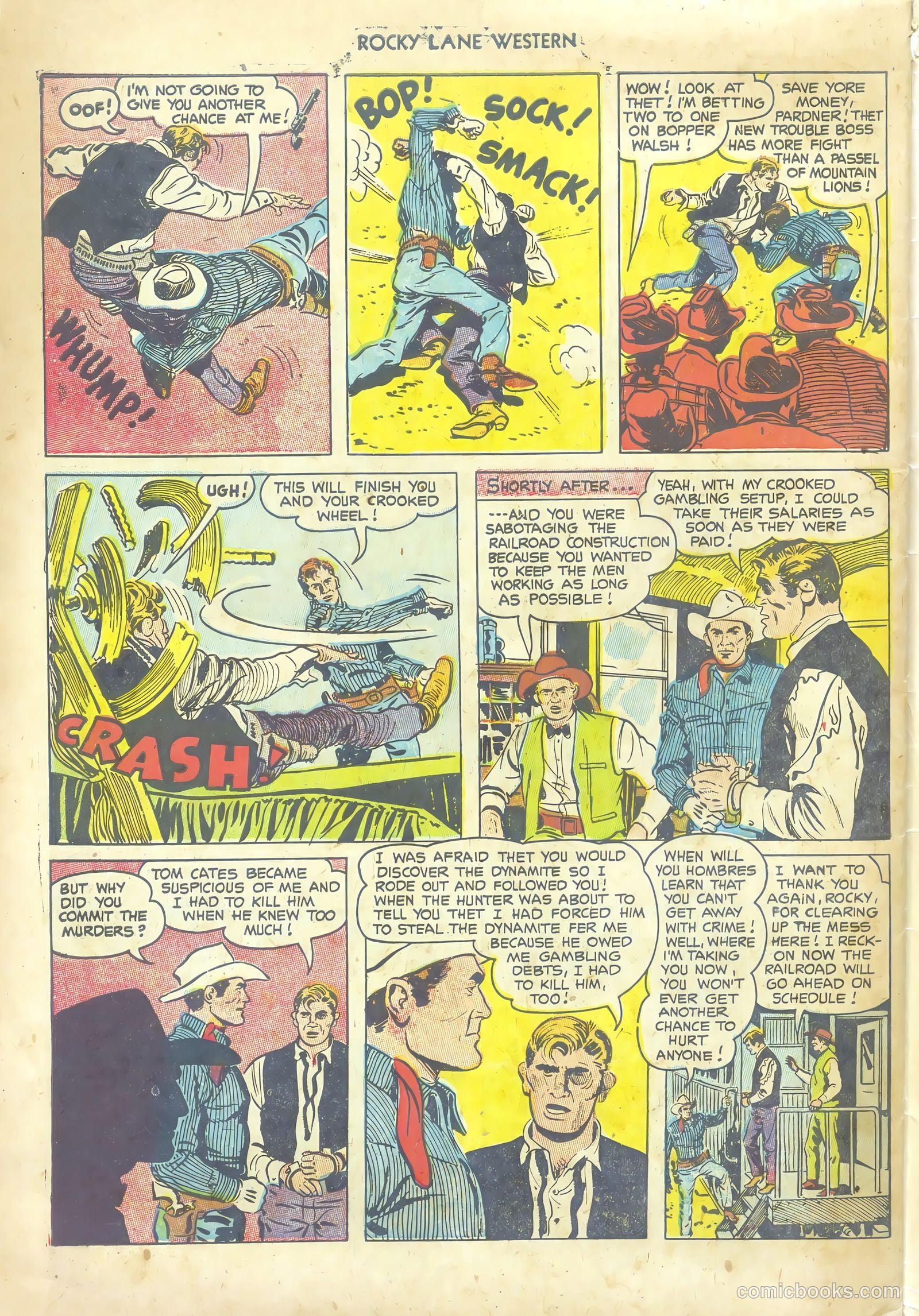 Rocky Lane Western #53 — page 34 of 36