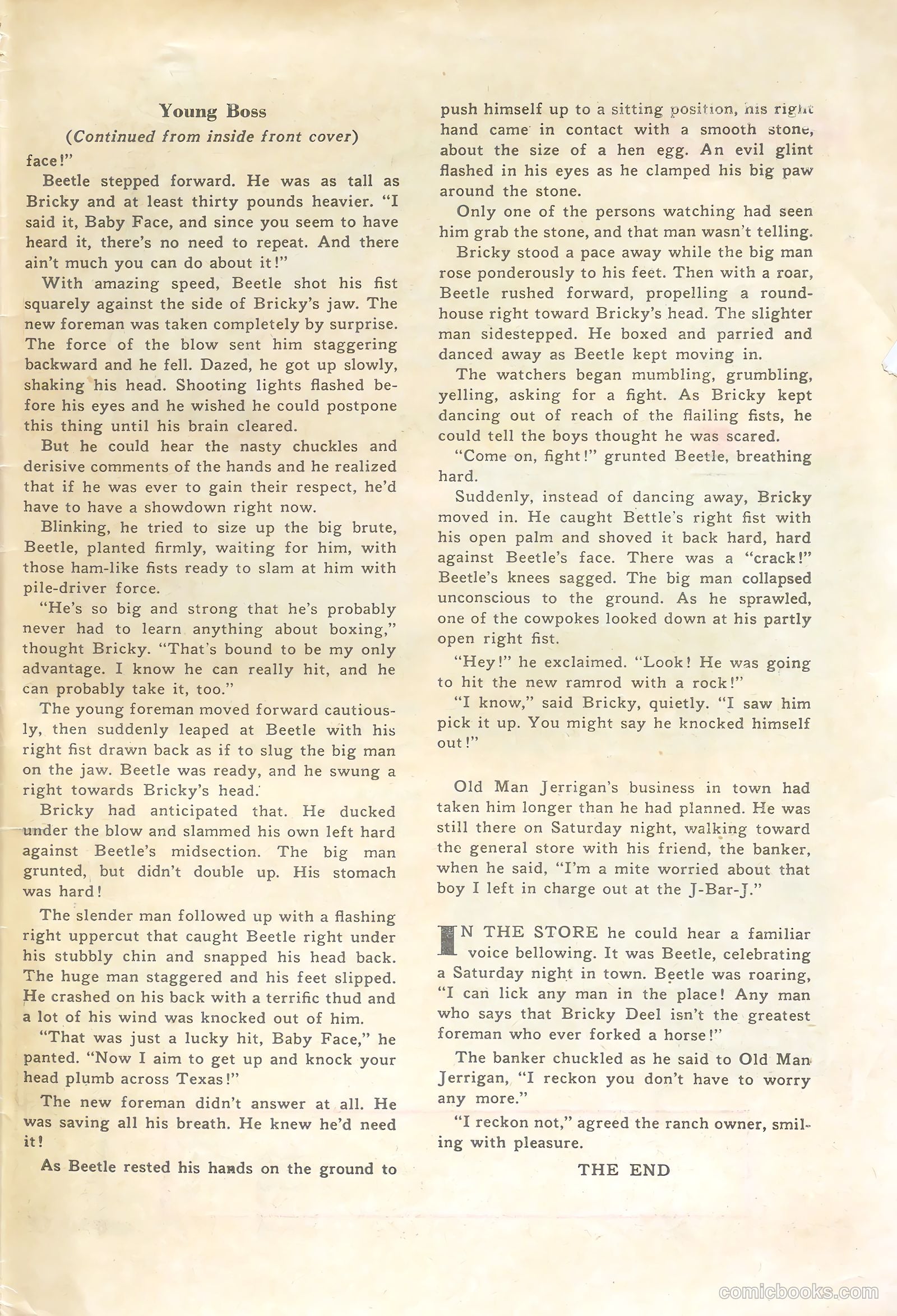 Rocky Lane Western #53 — page 35 of 36