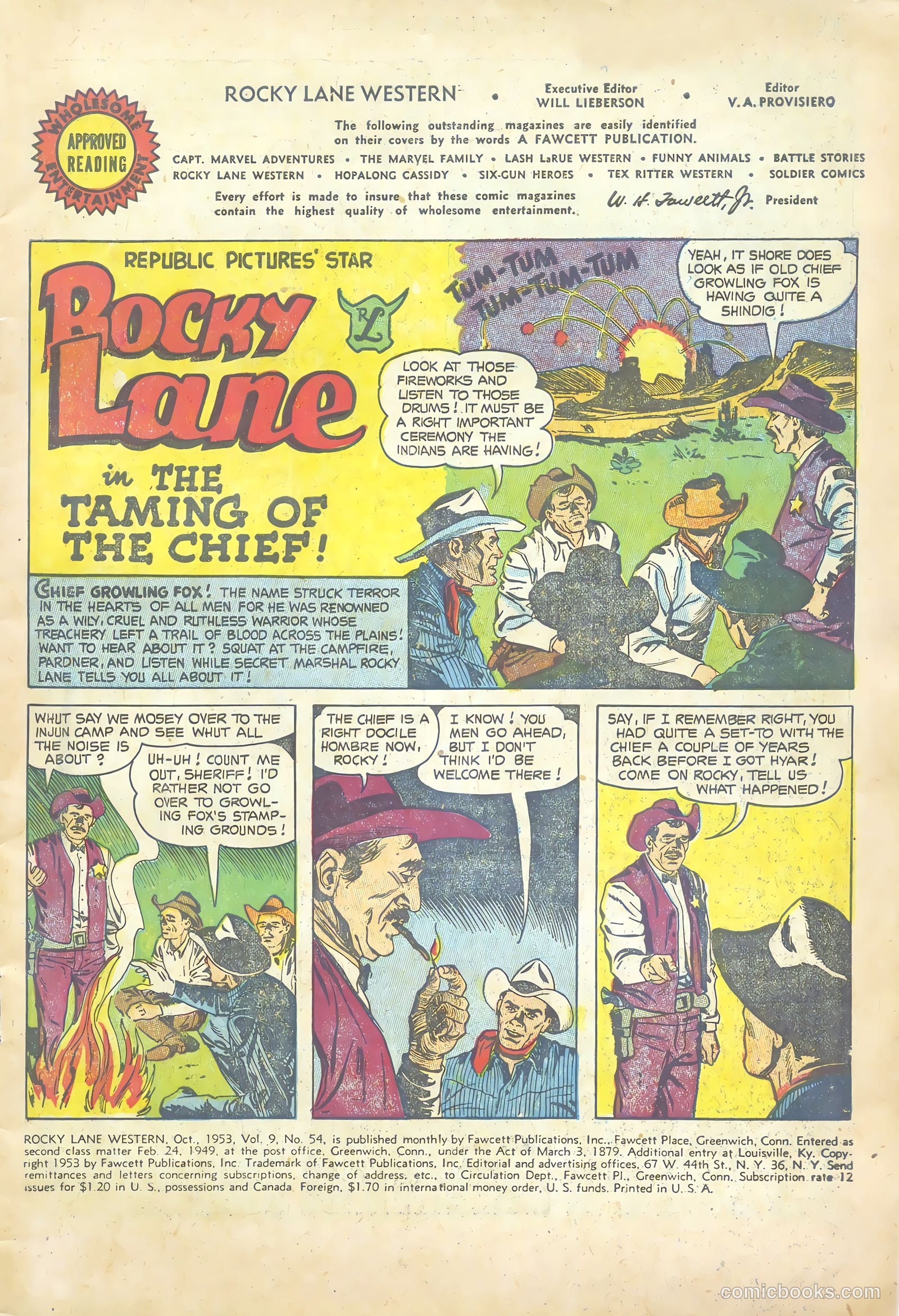 Rocky Lane Western #54 — page 3 of 36