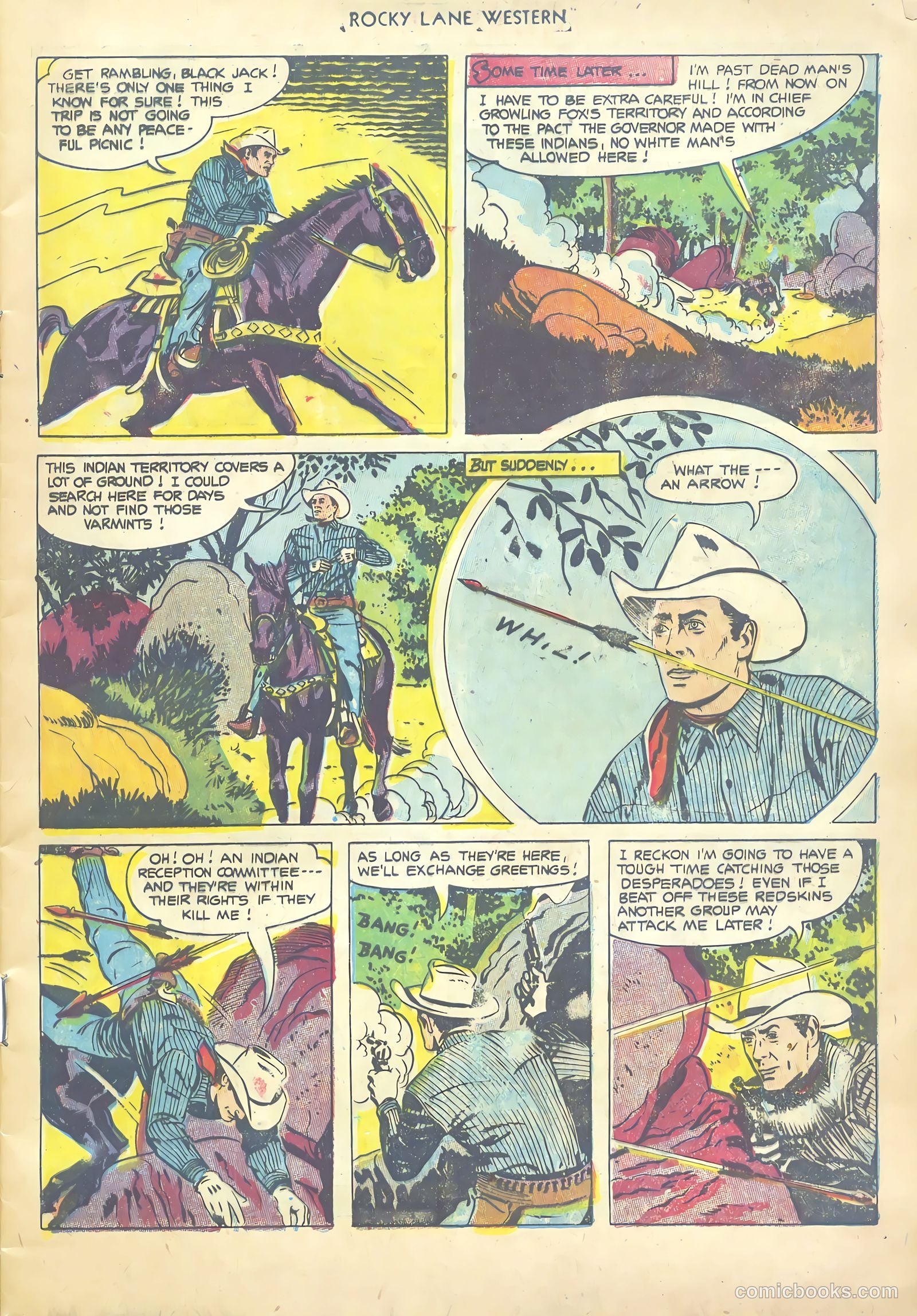 Rocky Lane Western #54 — page 5 of 36