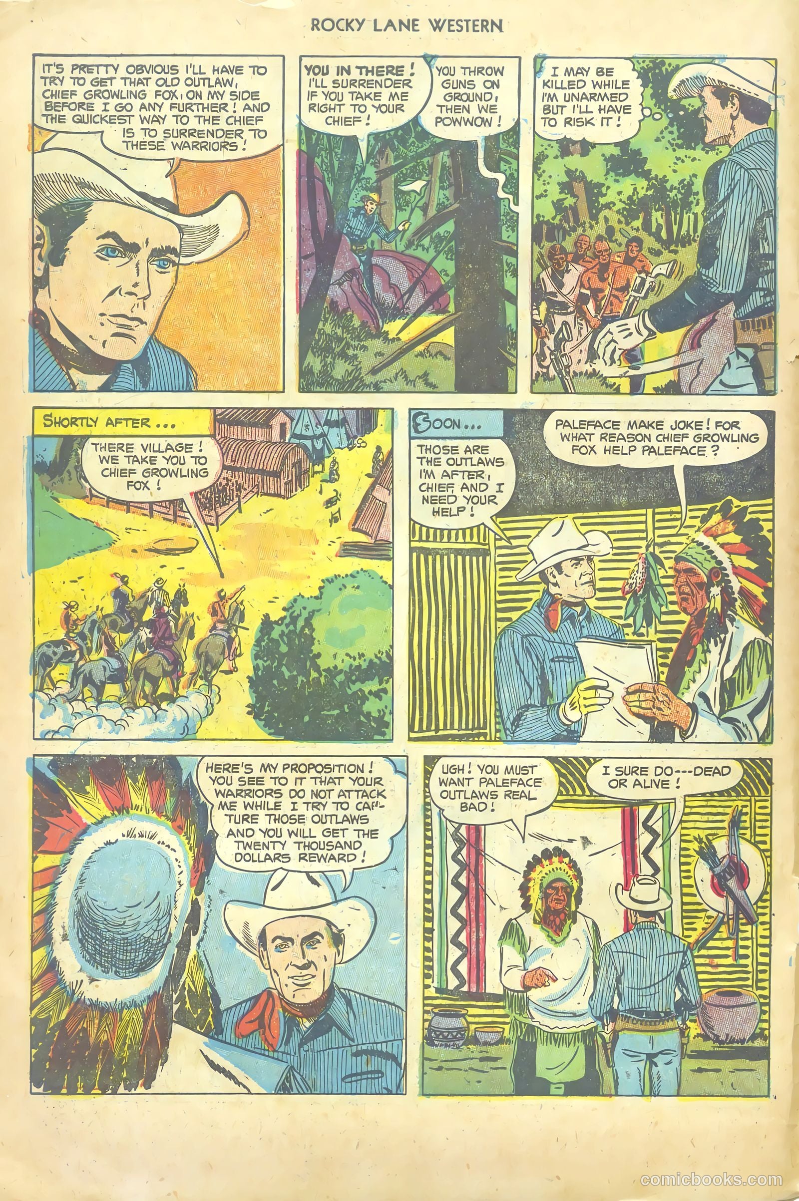 Rocky Lane Western #54 — page 6 of 36