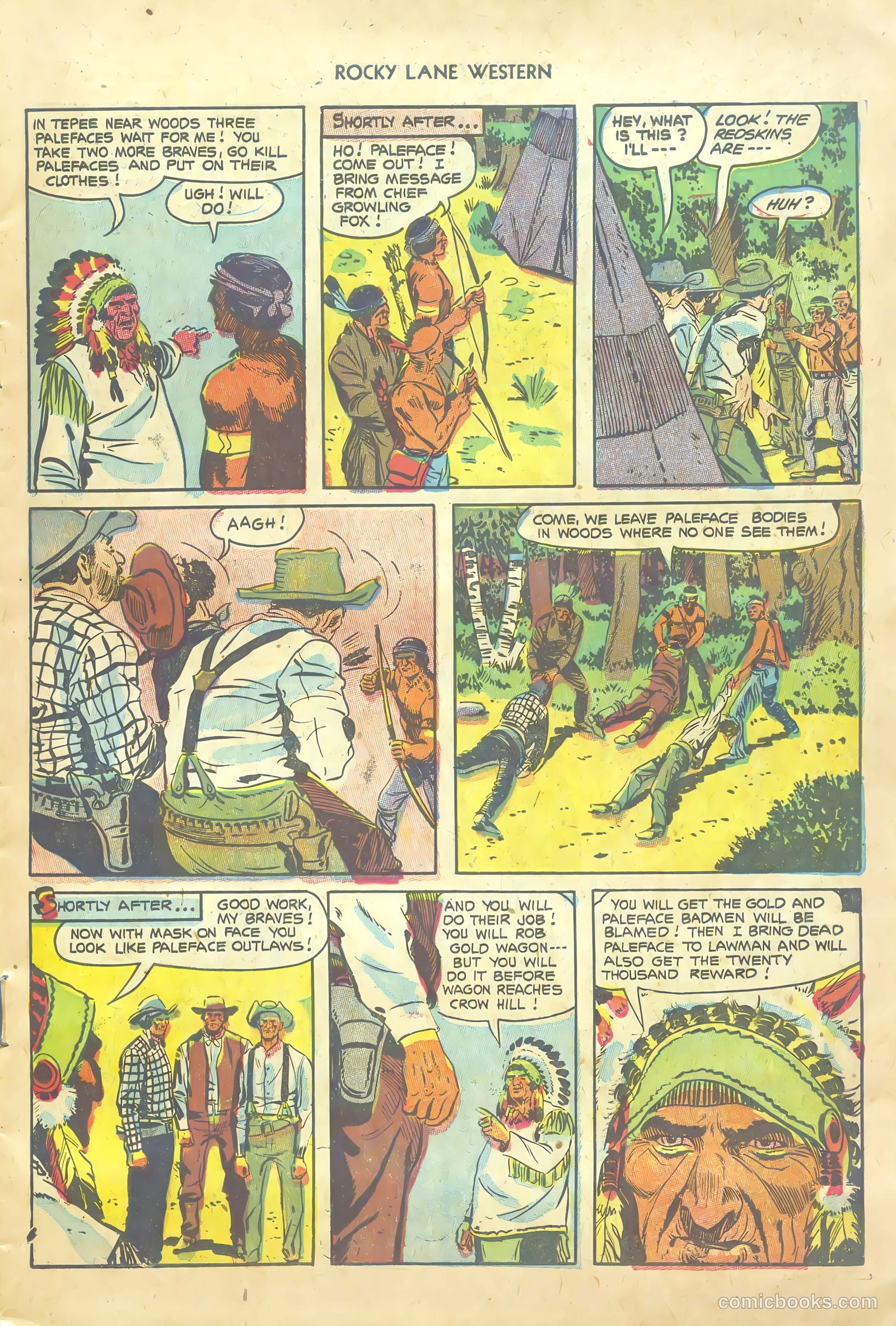 Rocky Lane Western #54 — page 11 of 36