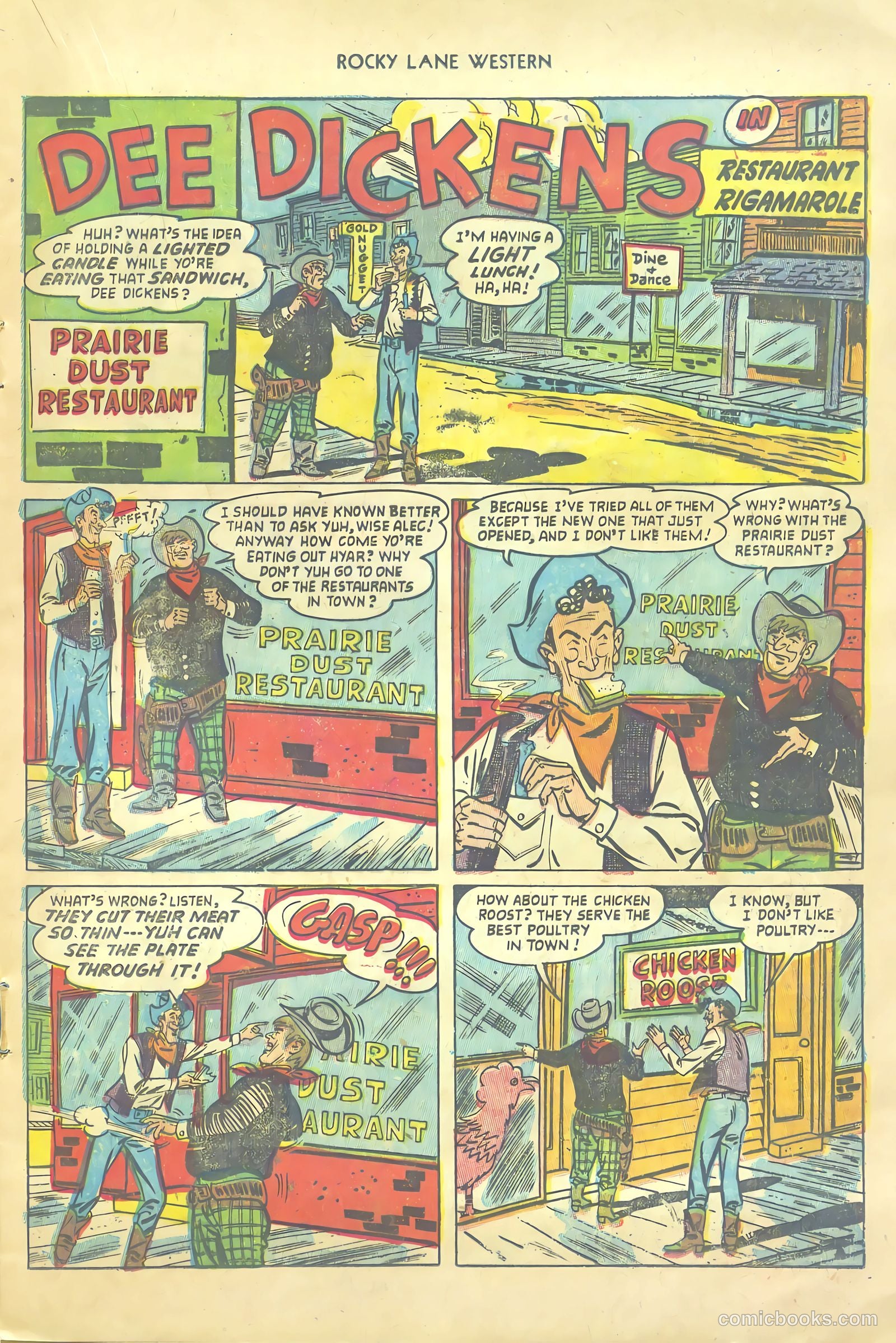 Rocky Lane Western #54 — page 17 of 36