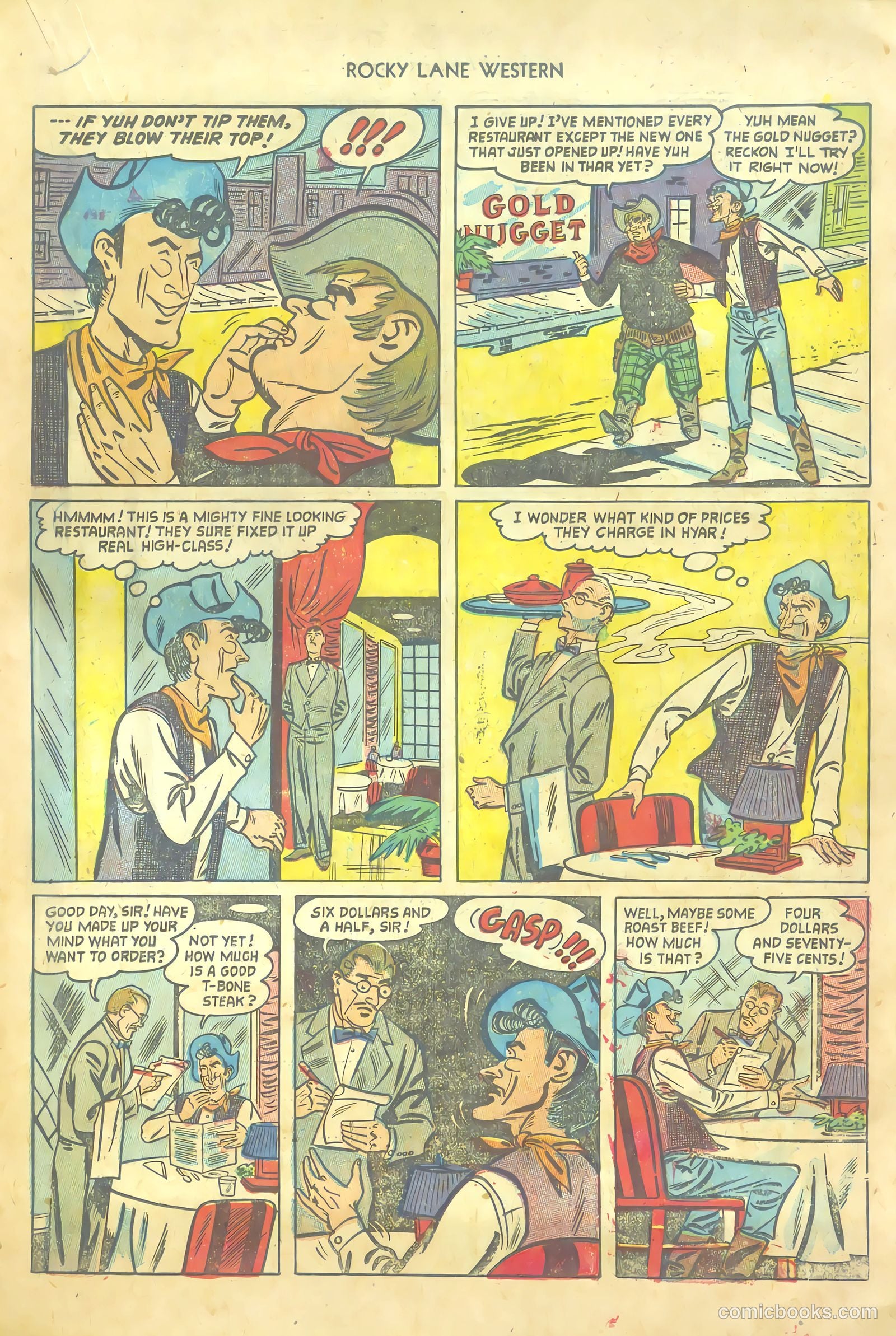 Rocky Lane Western #54 — page 19 of 36