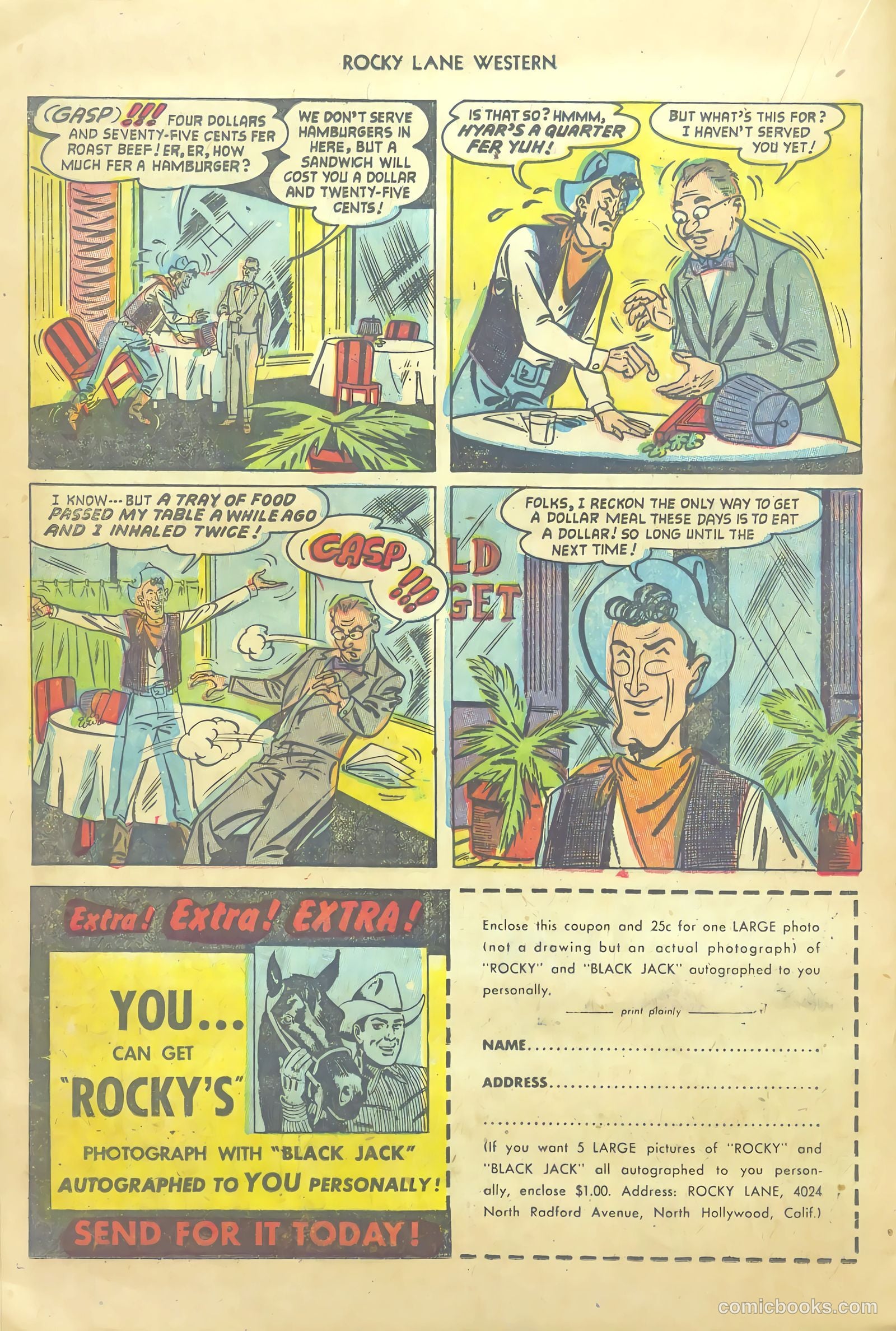 Rocky Lane Western #54 — page 20 of 36