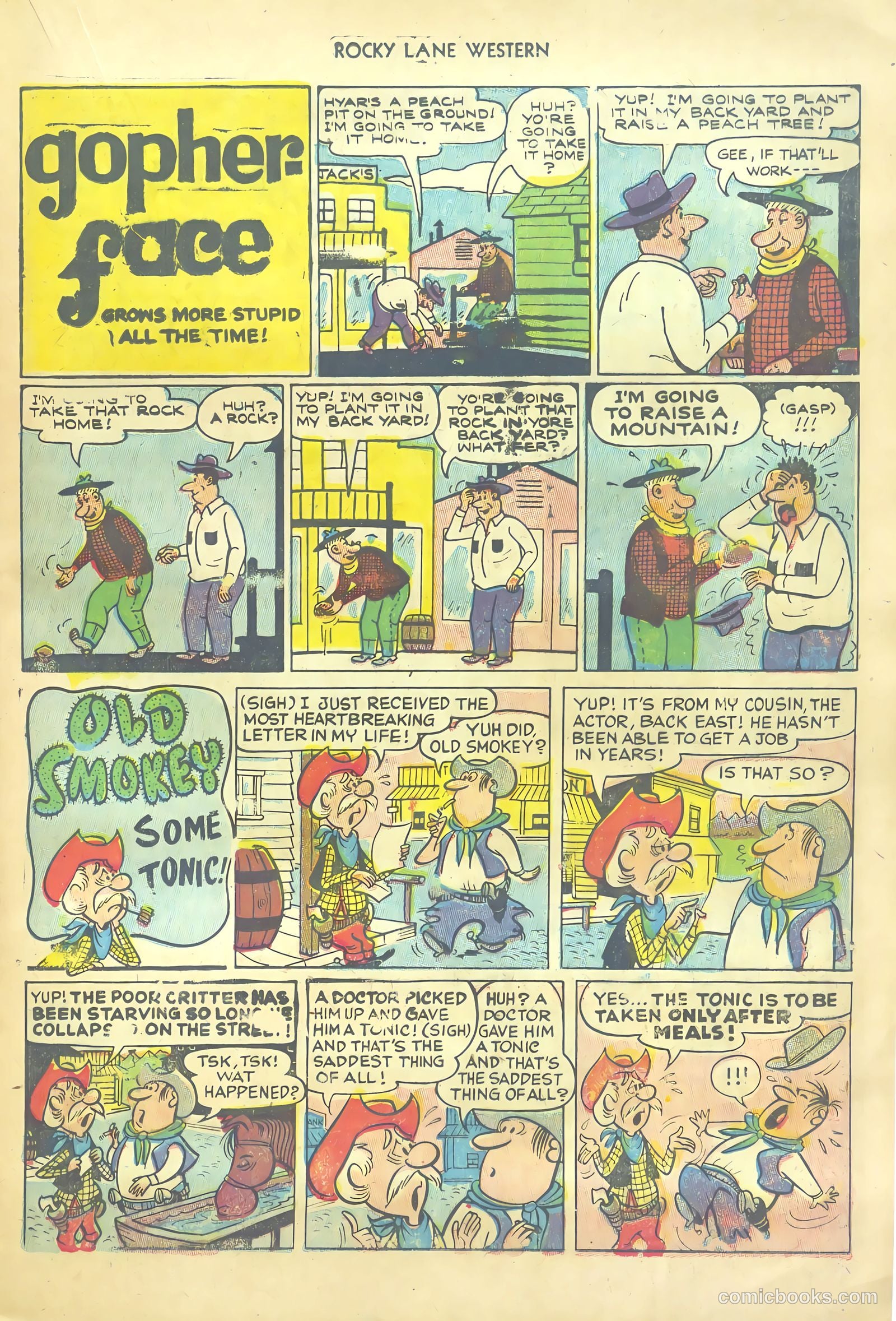 Rocky Lane Western #54 — page 21 of 36