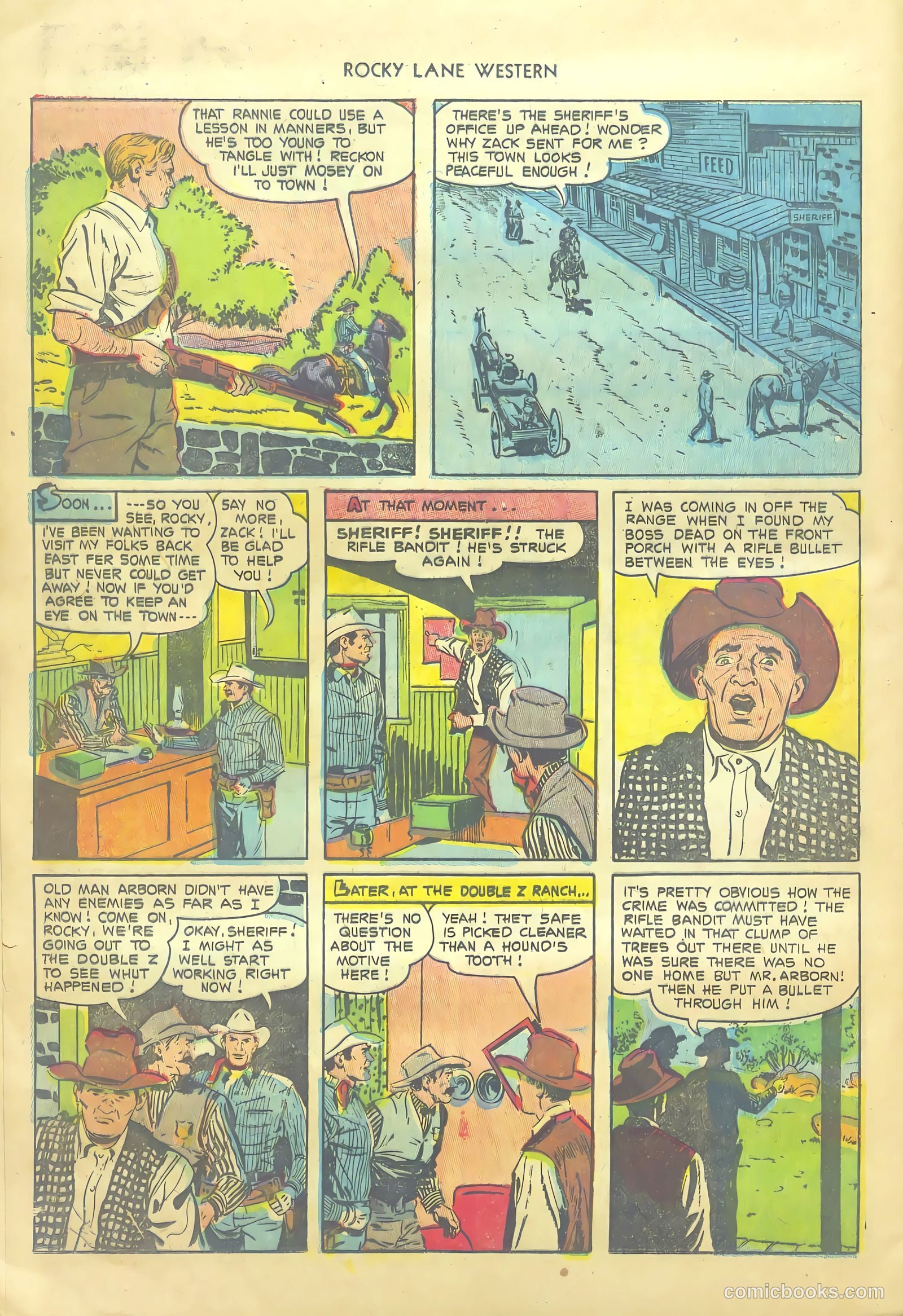 Rocky Lane Western #54 — page 24 of 36