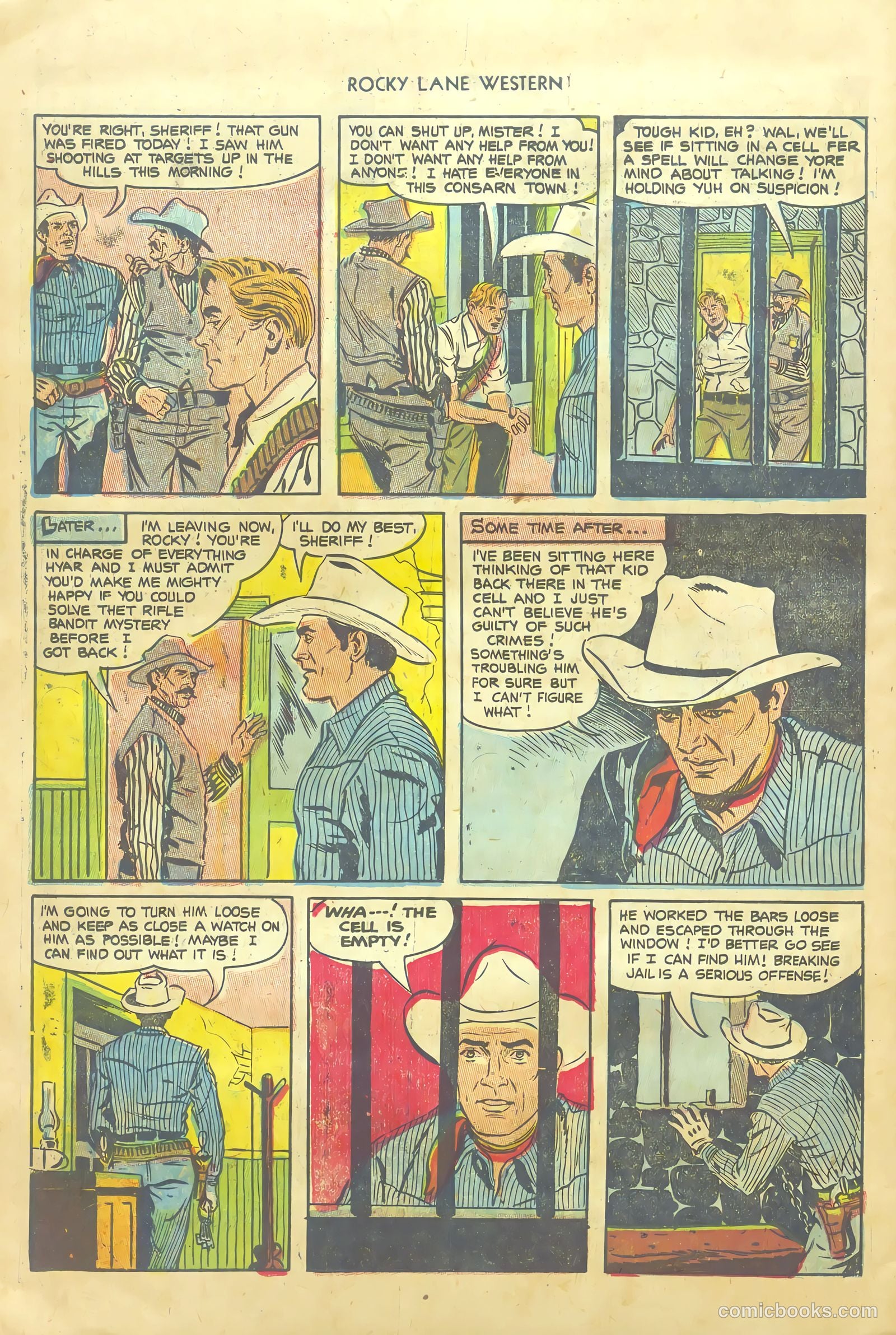 Rocky Lane Western #54 — page 26 of 36