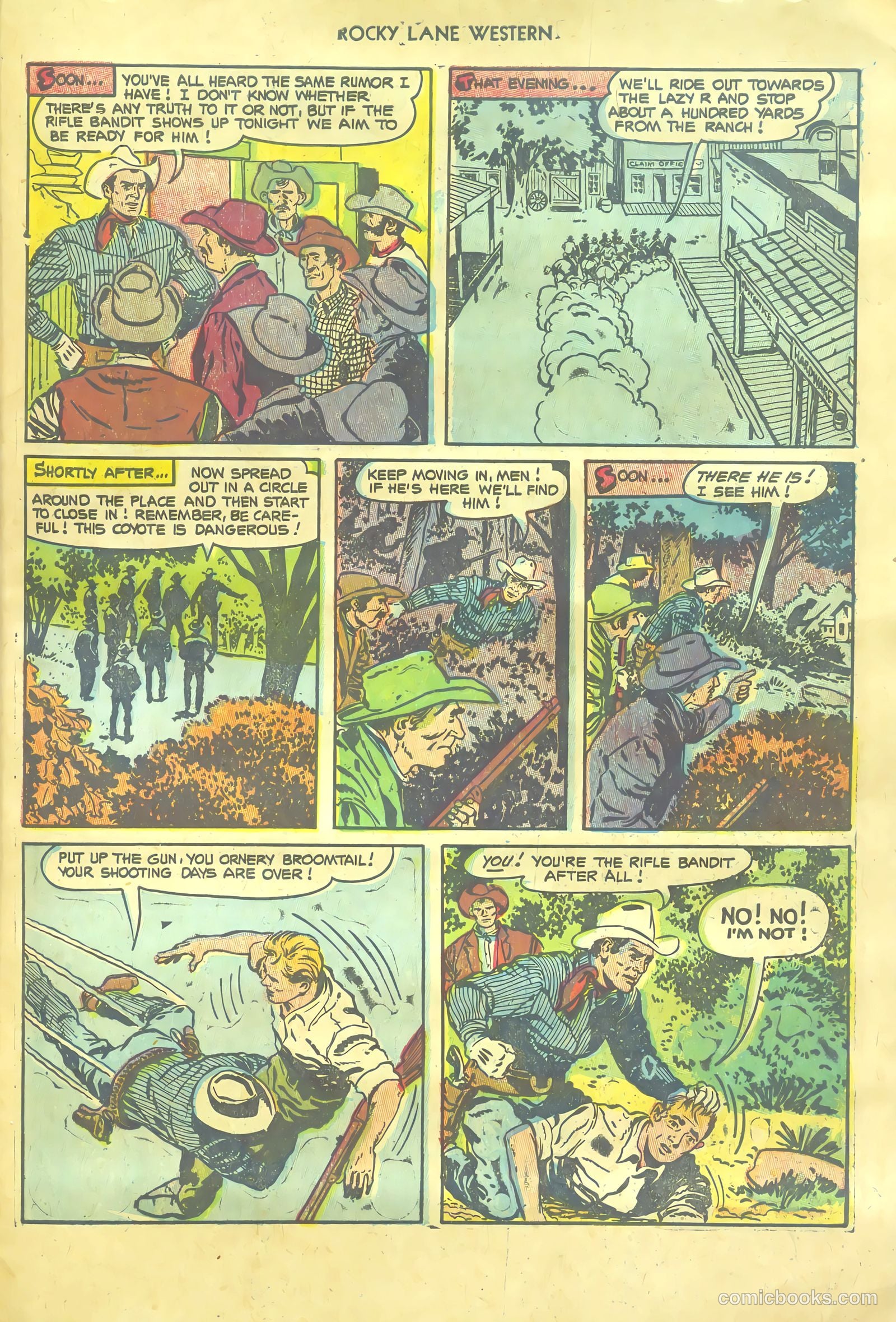 Rocky Lane Western #54 — page 31 of 36