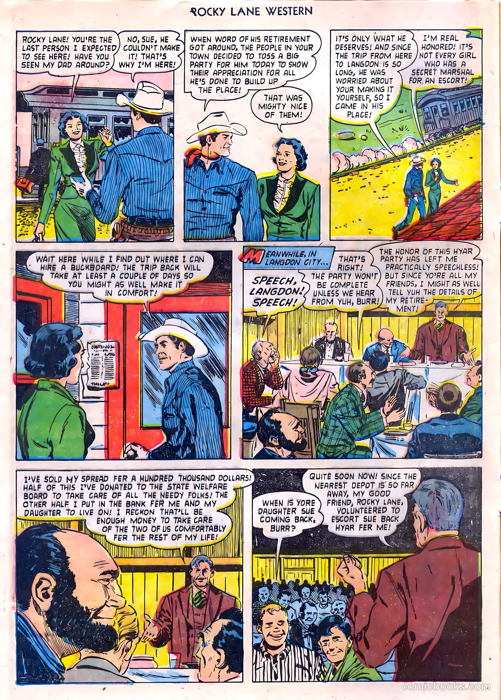 Rocky Lane Western #55 — page 4 of 36