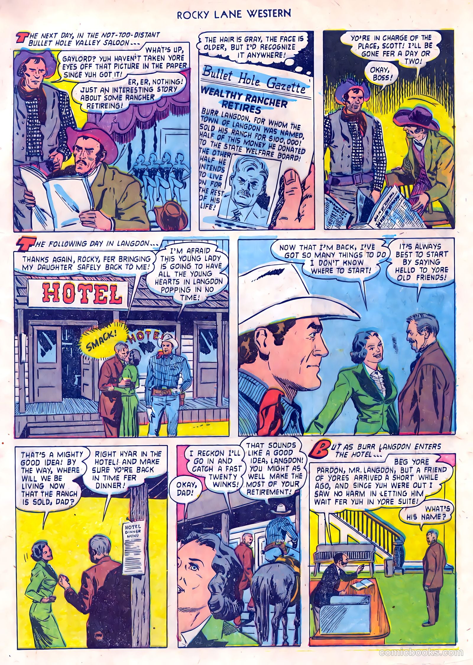 Rocky Lane Western #55 — page 5 of 36