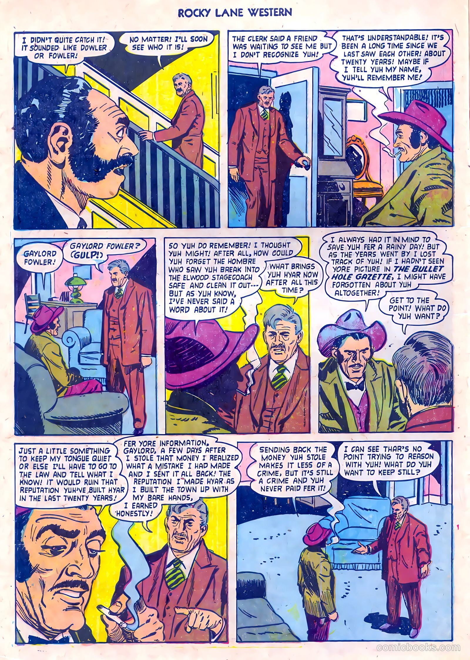 Rocky Lane Western #55 — page 6 of 36