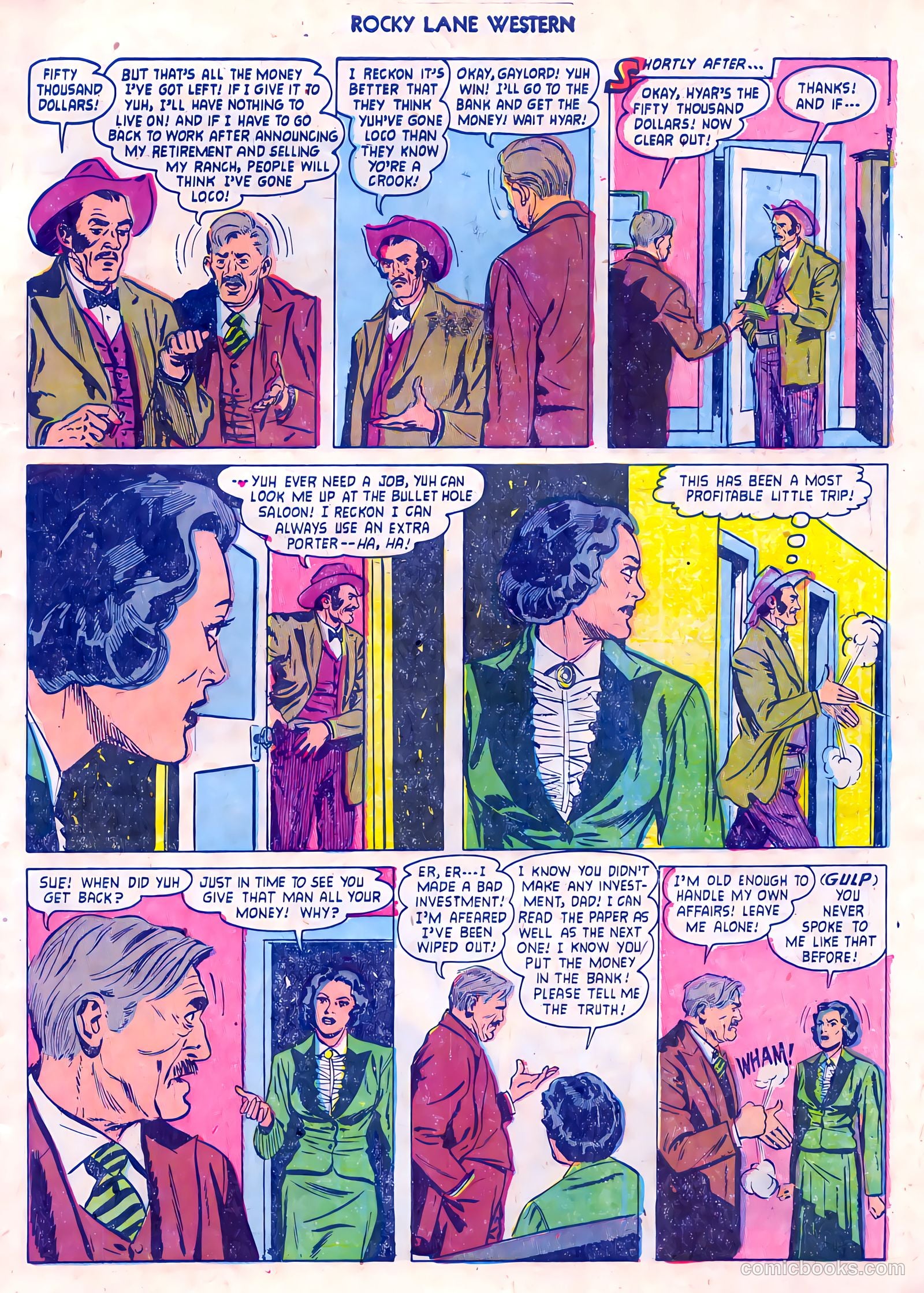 Rocky Lane Western #55 — page 7 of 36