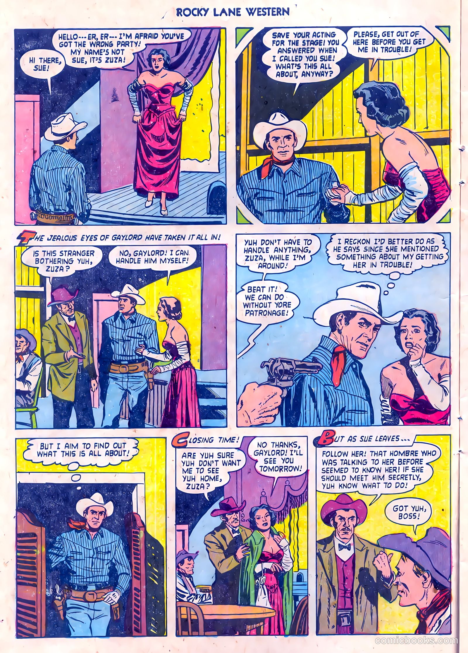 Rocky Lane Western #55 — page 10 of 36