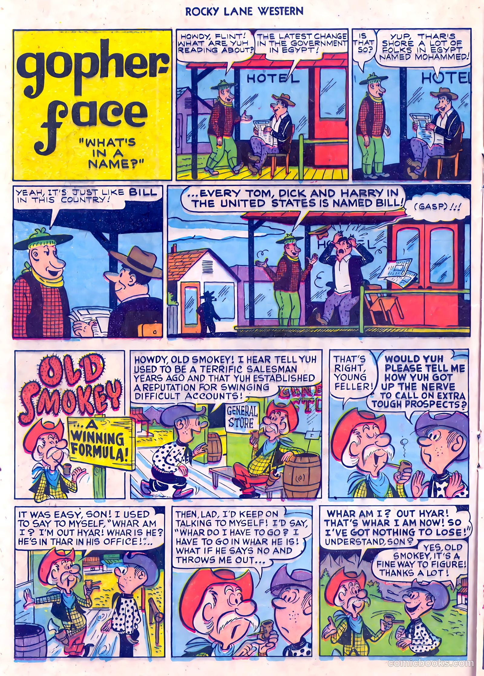 Rocky Lane Western #55 — page 16 of 36