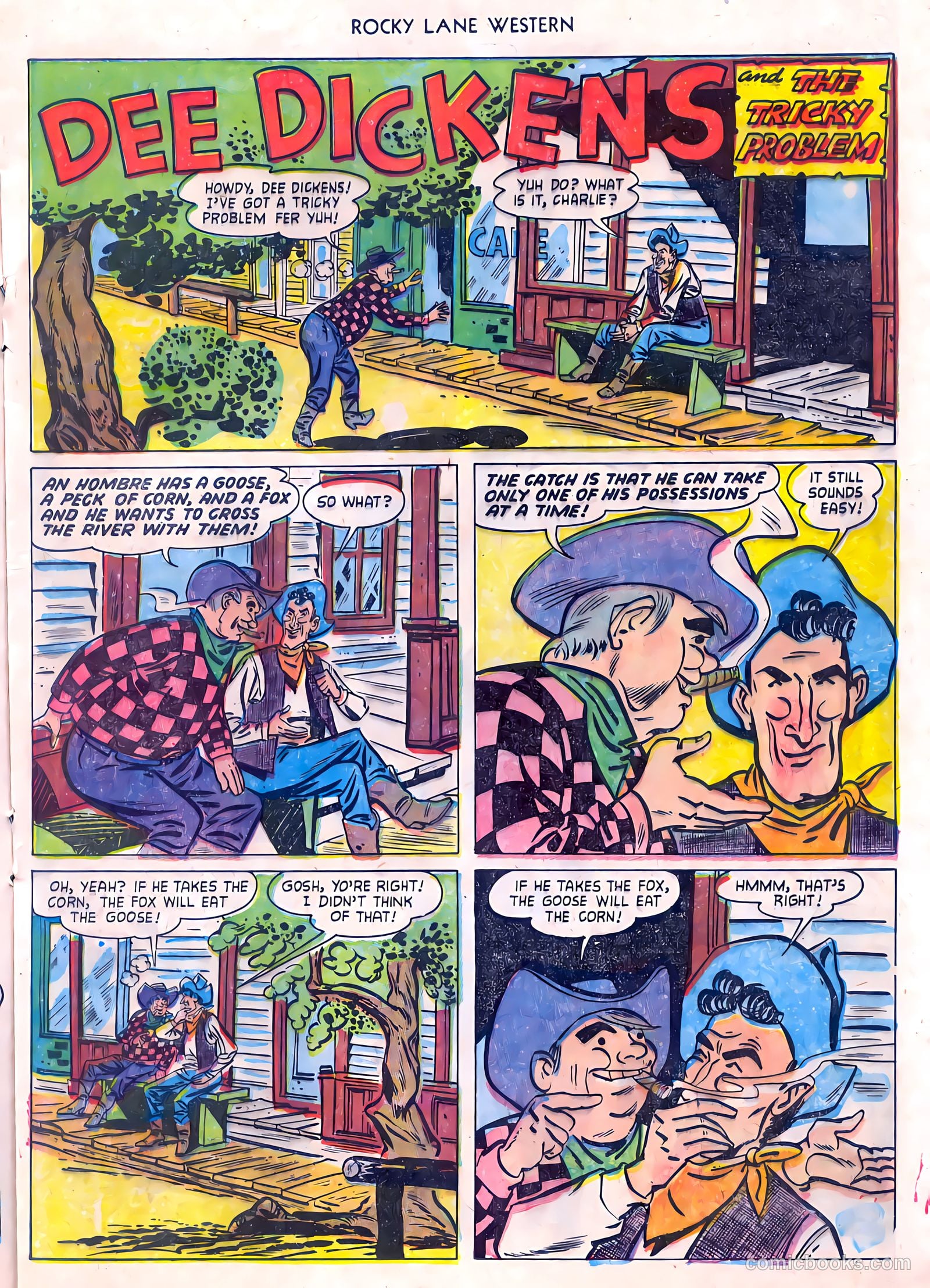 Rocky Lane Western #55 — page 17 of 36