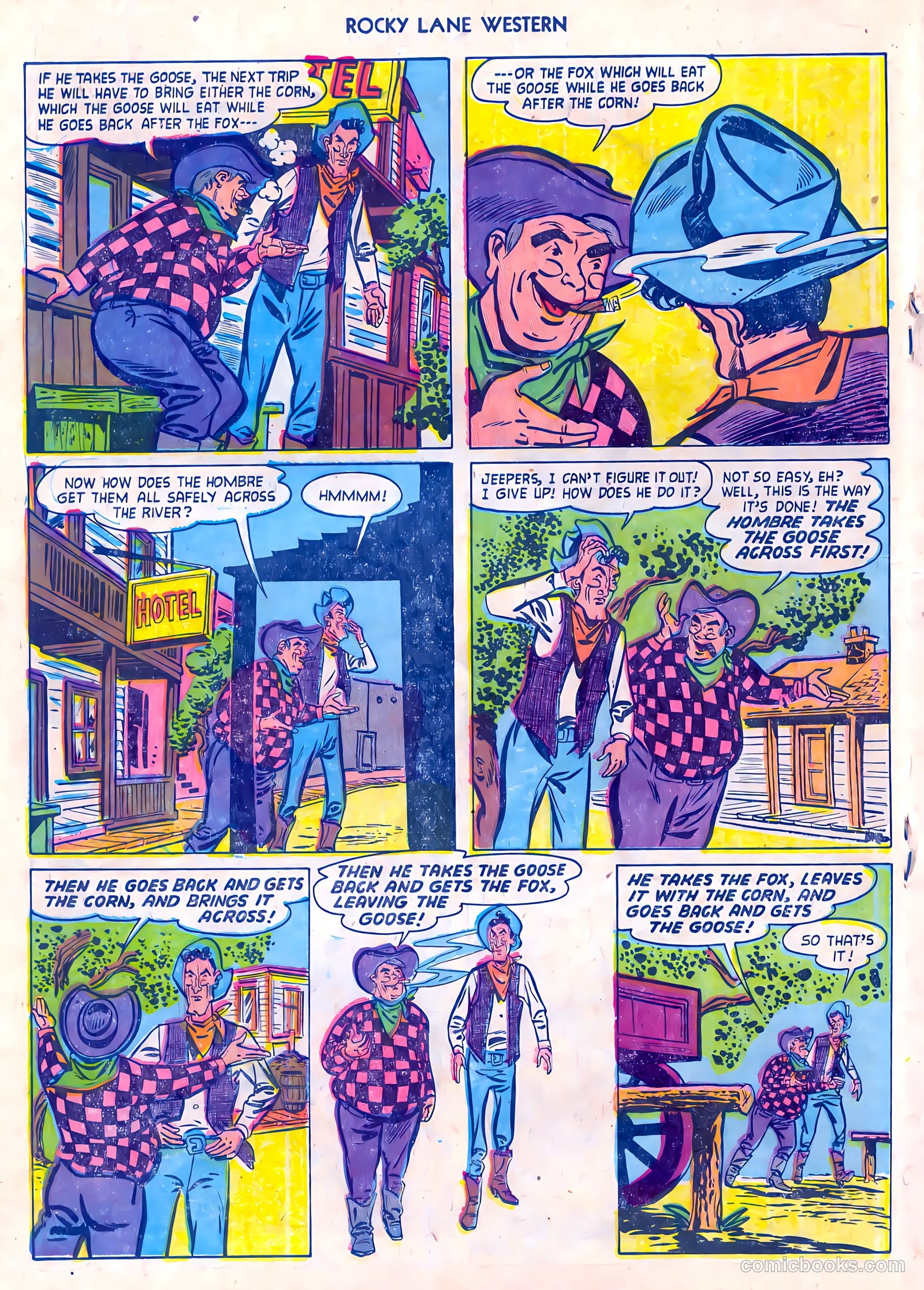 Rocky Lane Western #55 — page 18 of 36