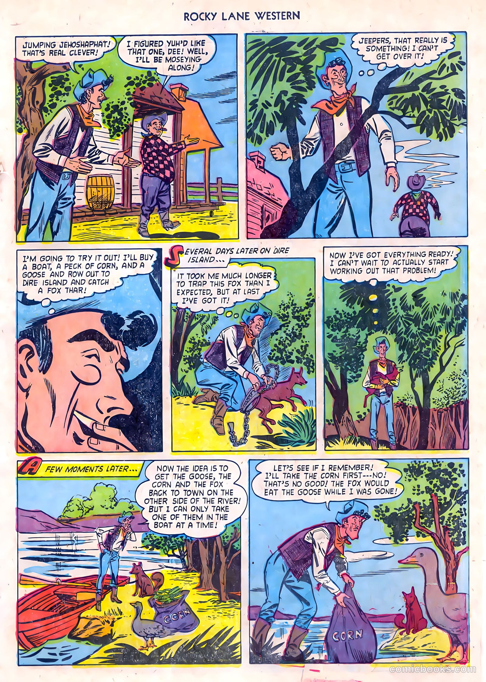Rocky Lane Western #55 — page 19 of 36