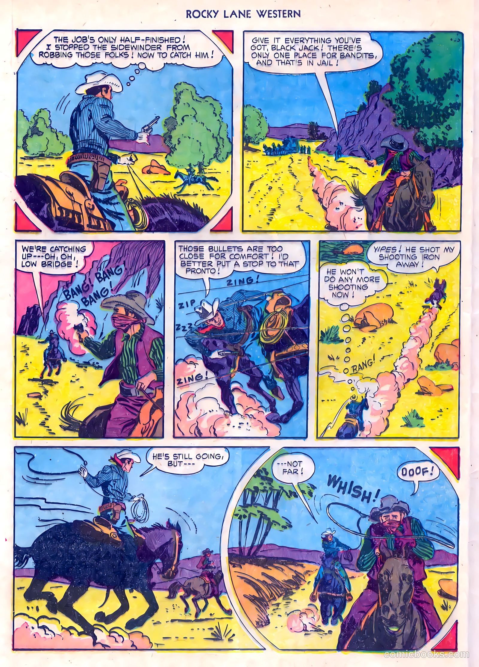 Rocky Lane Western #55 — page 24 of 36