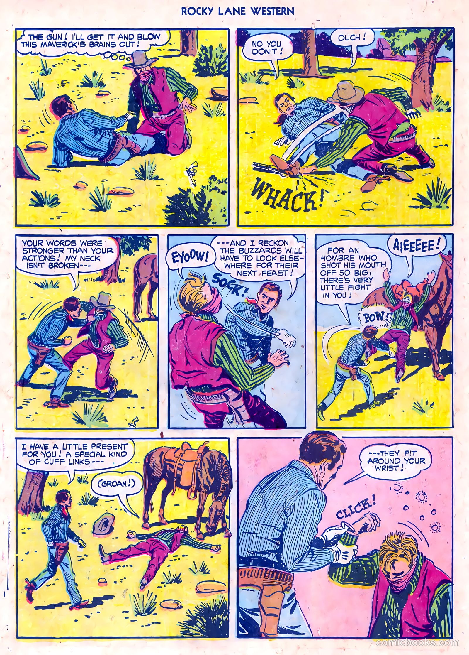 Rocky Lane Western #55 — page 26 of 36