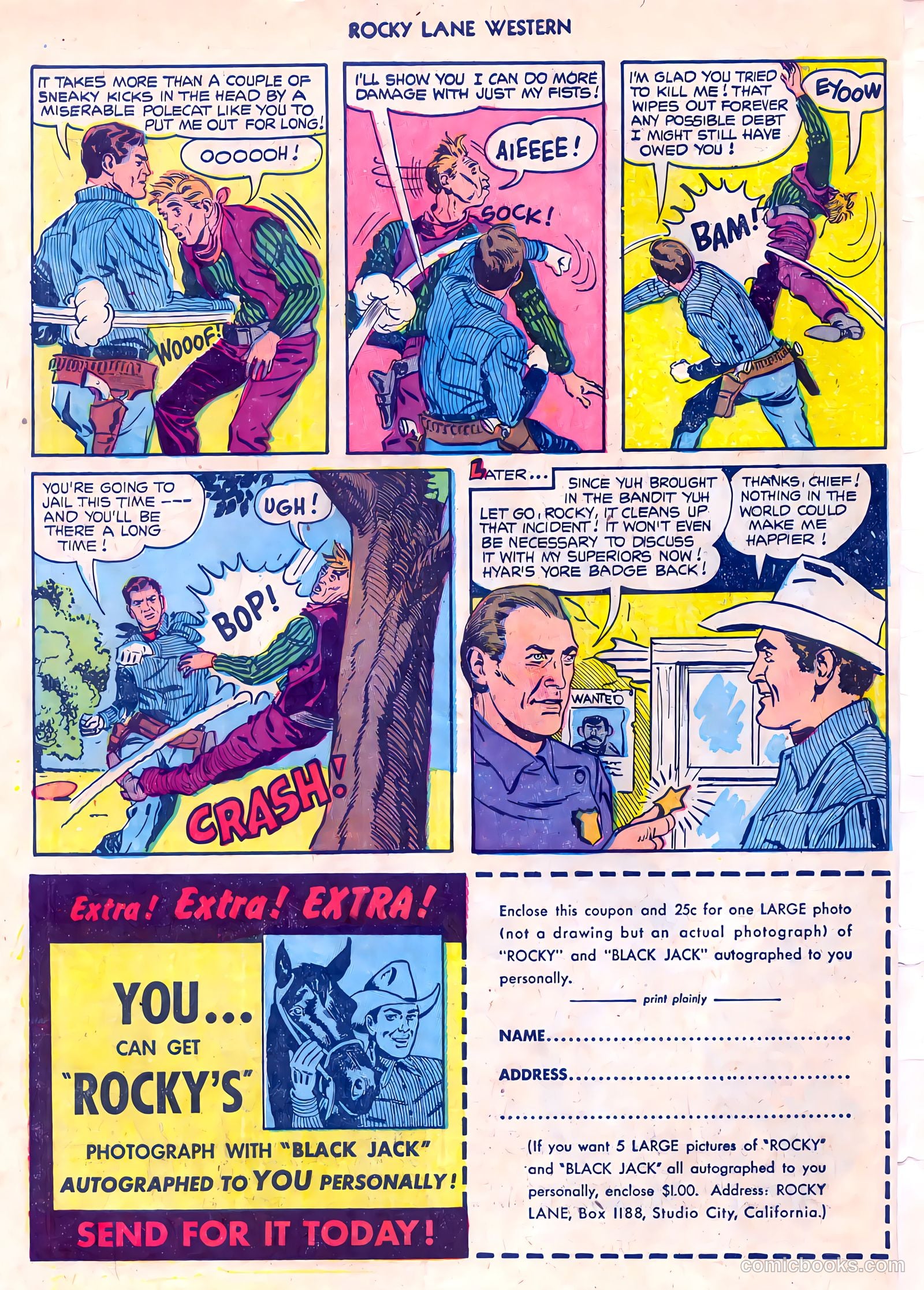 Rocky Lane Western #55 — page 34 of 36