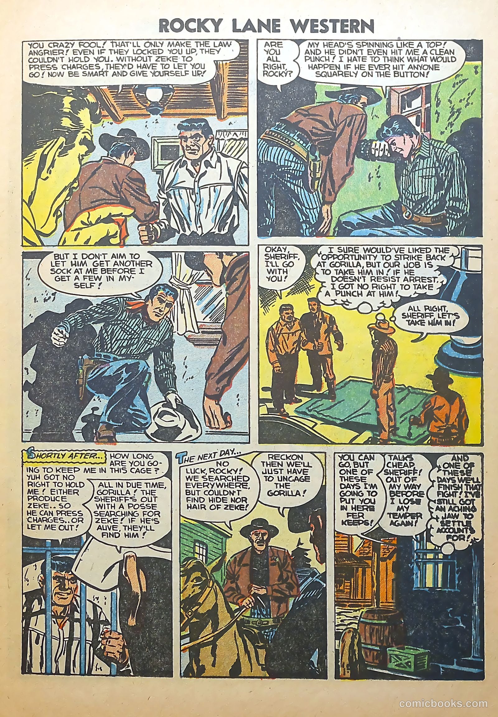 Rocky Lane Western #56 — page 7 of 36