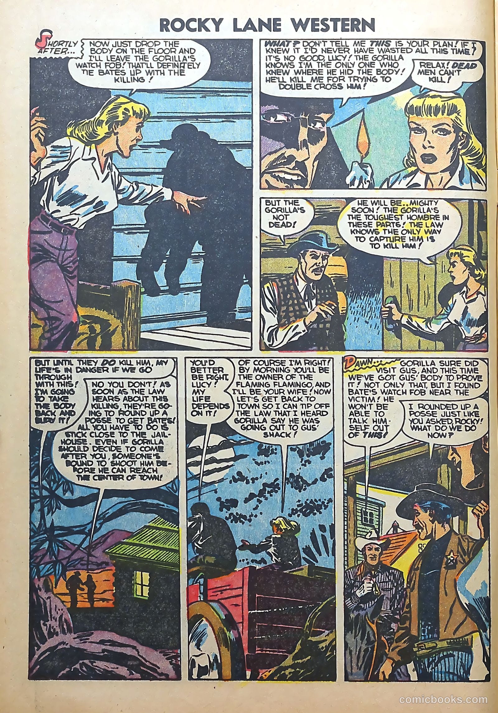 Rocky Lane Western #56 — page 10 of 36