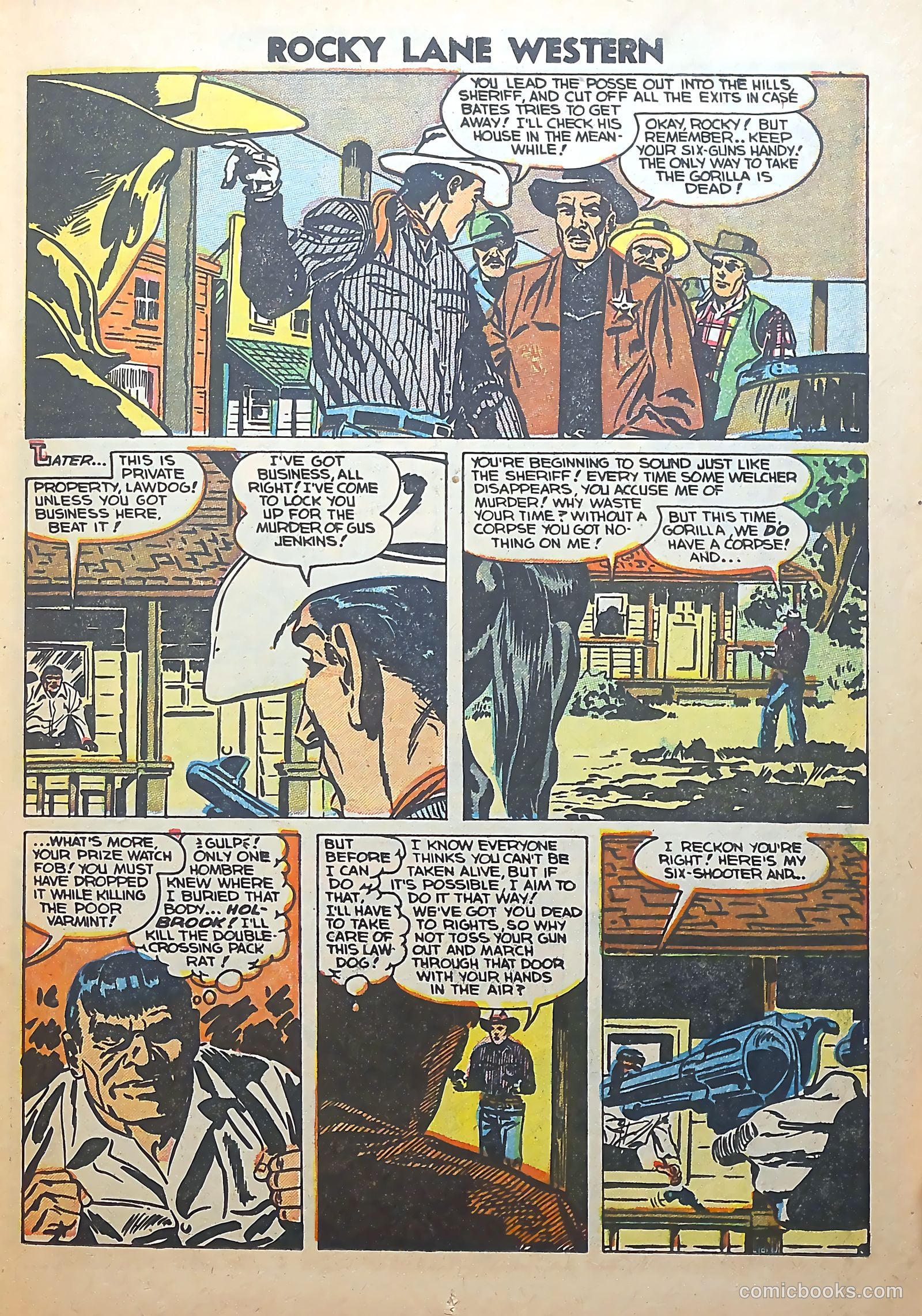 Rocky Lane Western #56 — page 11 of 36