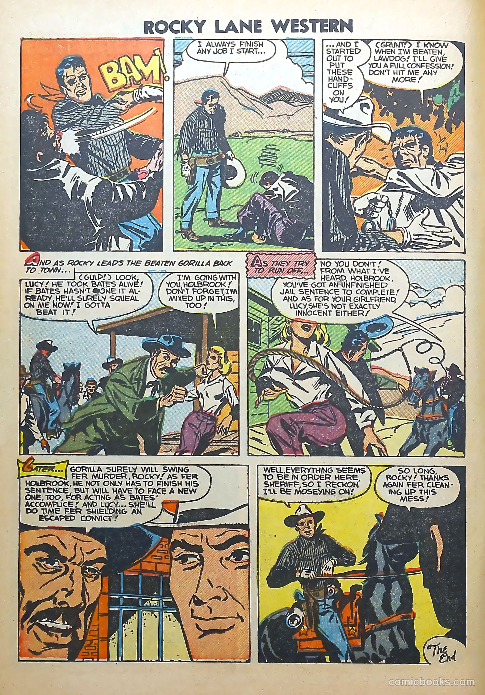 Rocky Lane Western #56 — page 14 of 36