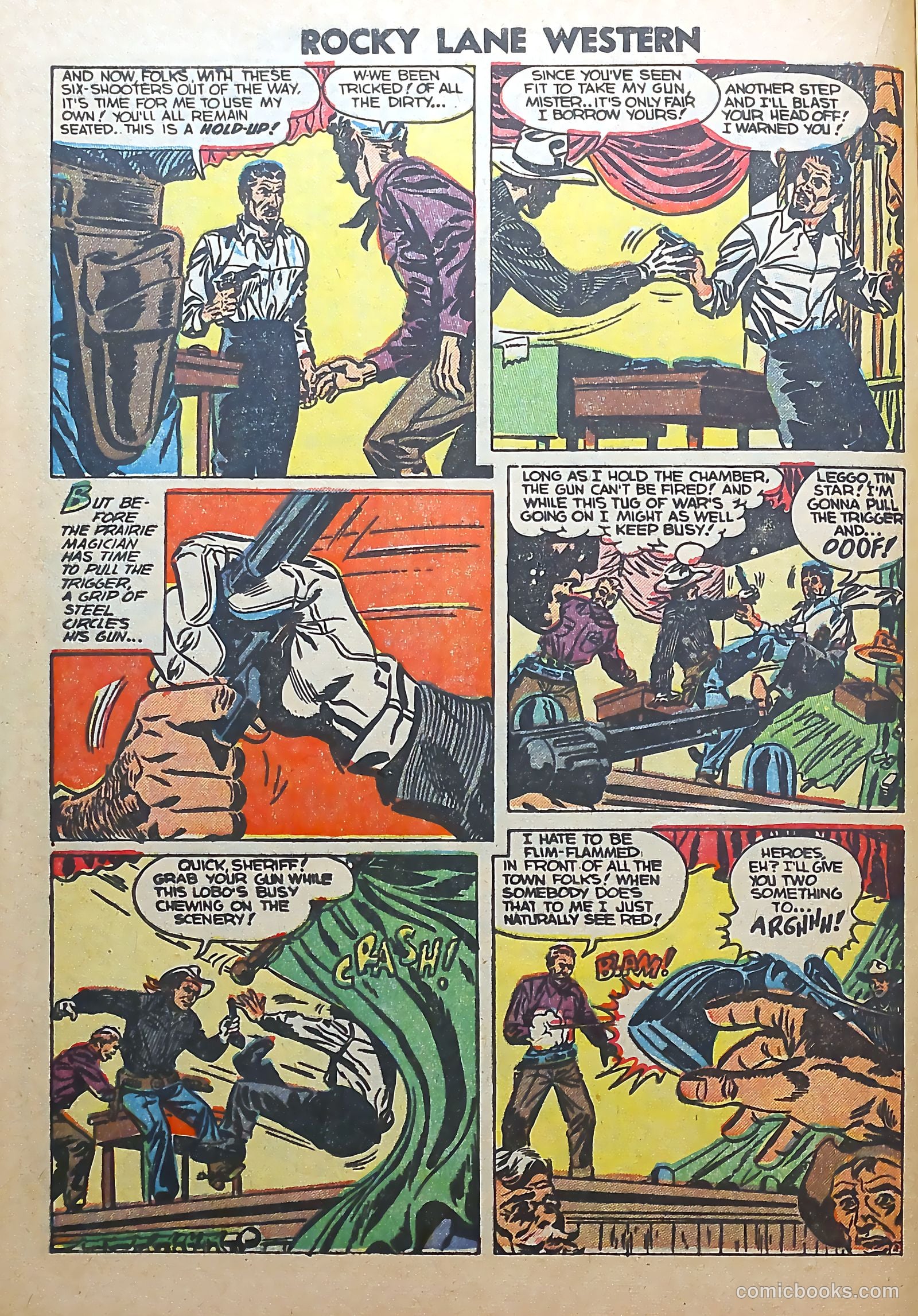 Rocky Lane Western #56 — page 16 of 36