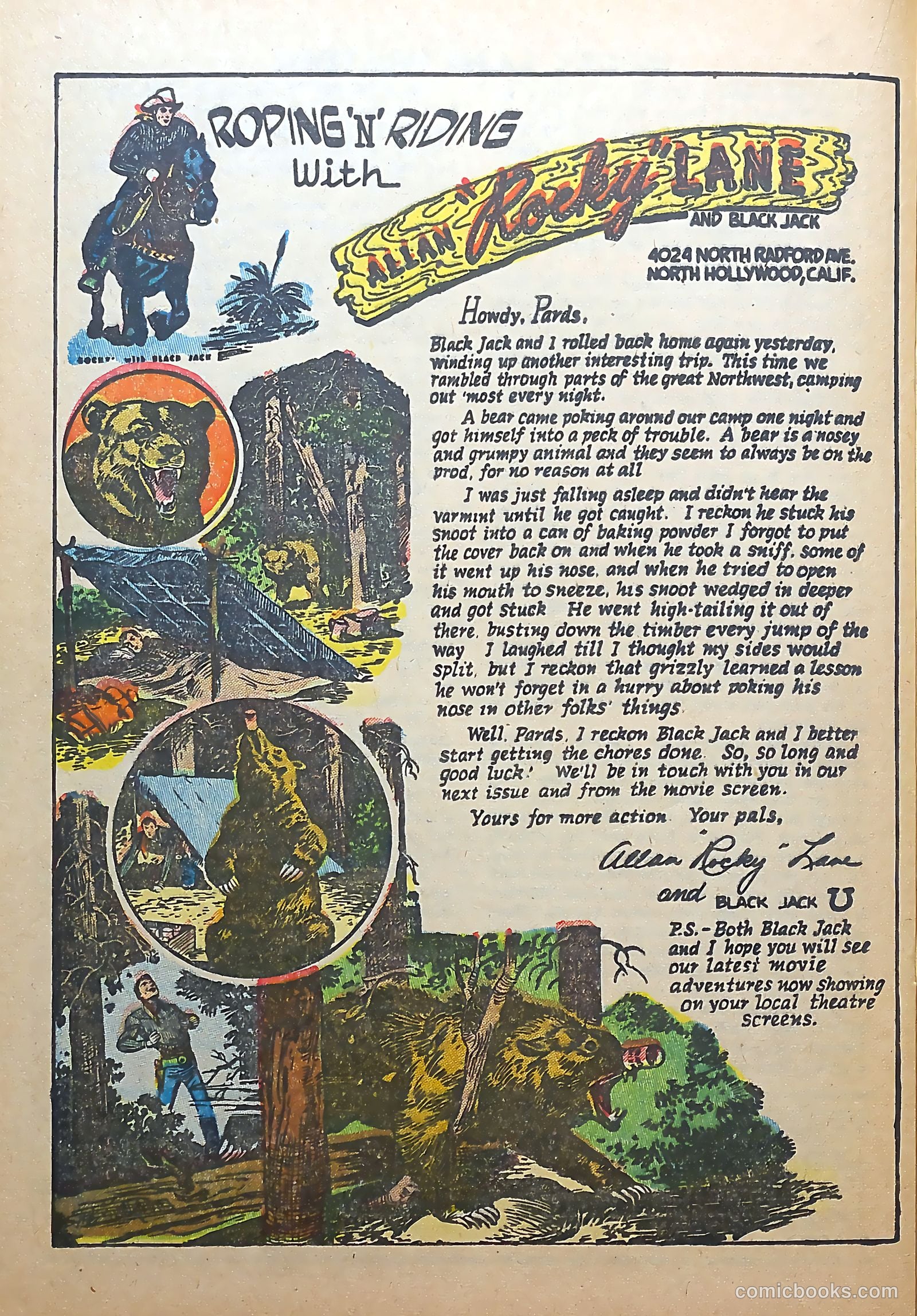 Rocky Lane Western #56 — page 20 of 36