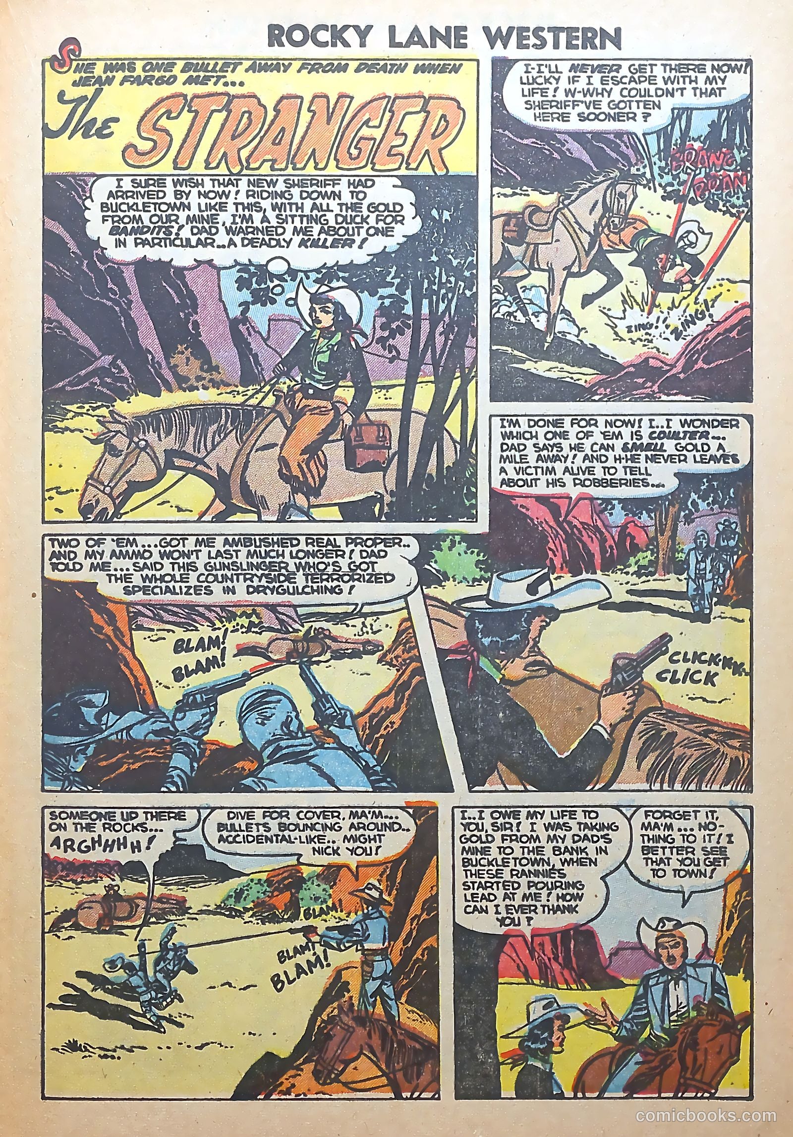 Rocky Lane Western #56 — page 21 of 36