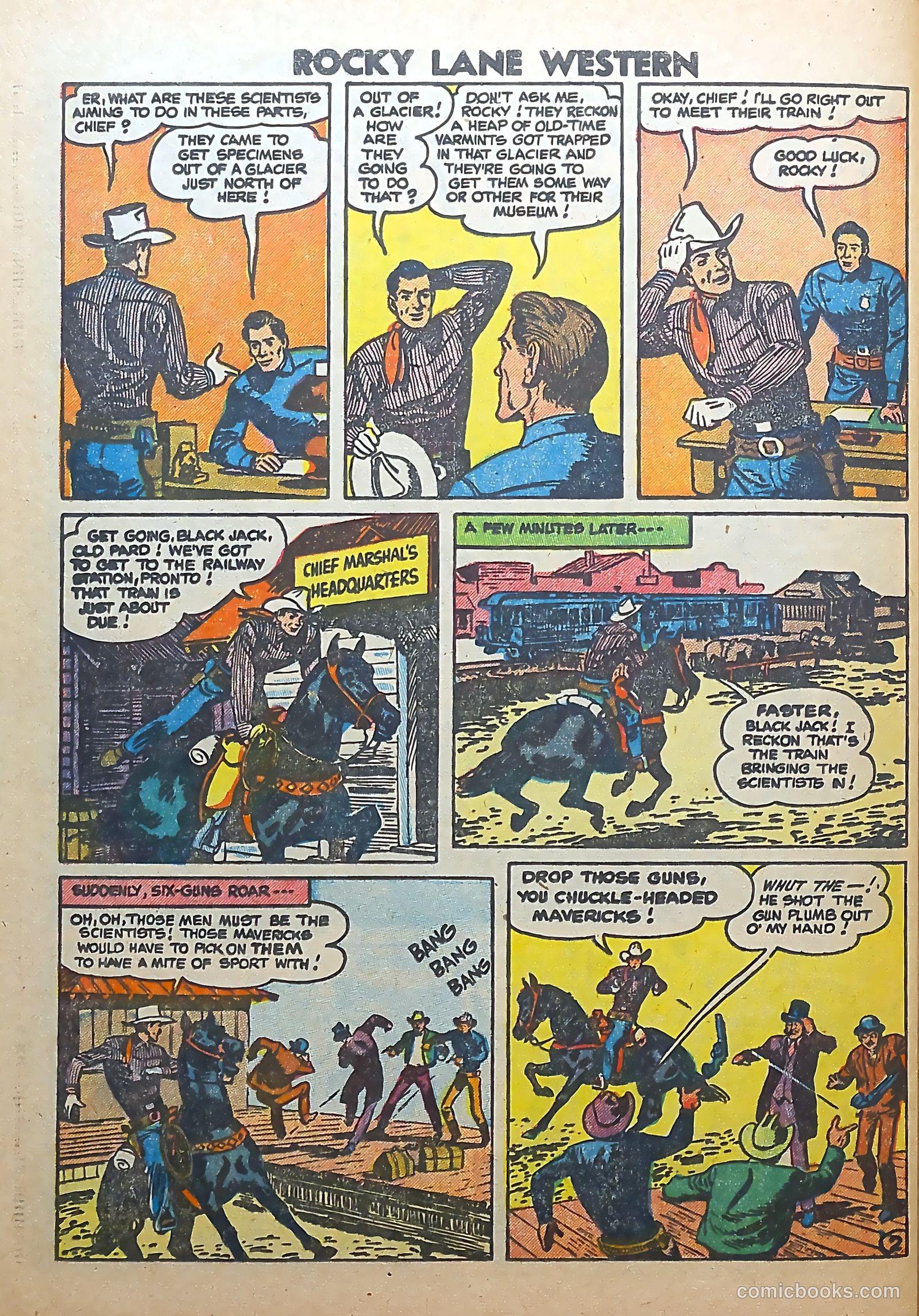Rocky Lane Western #56 — page 24 of 36
