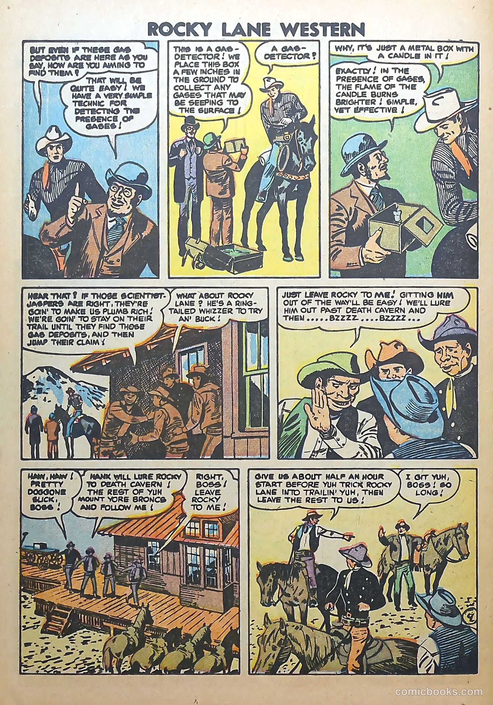 Rocky Lane Western #56 — page 26 of 36