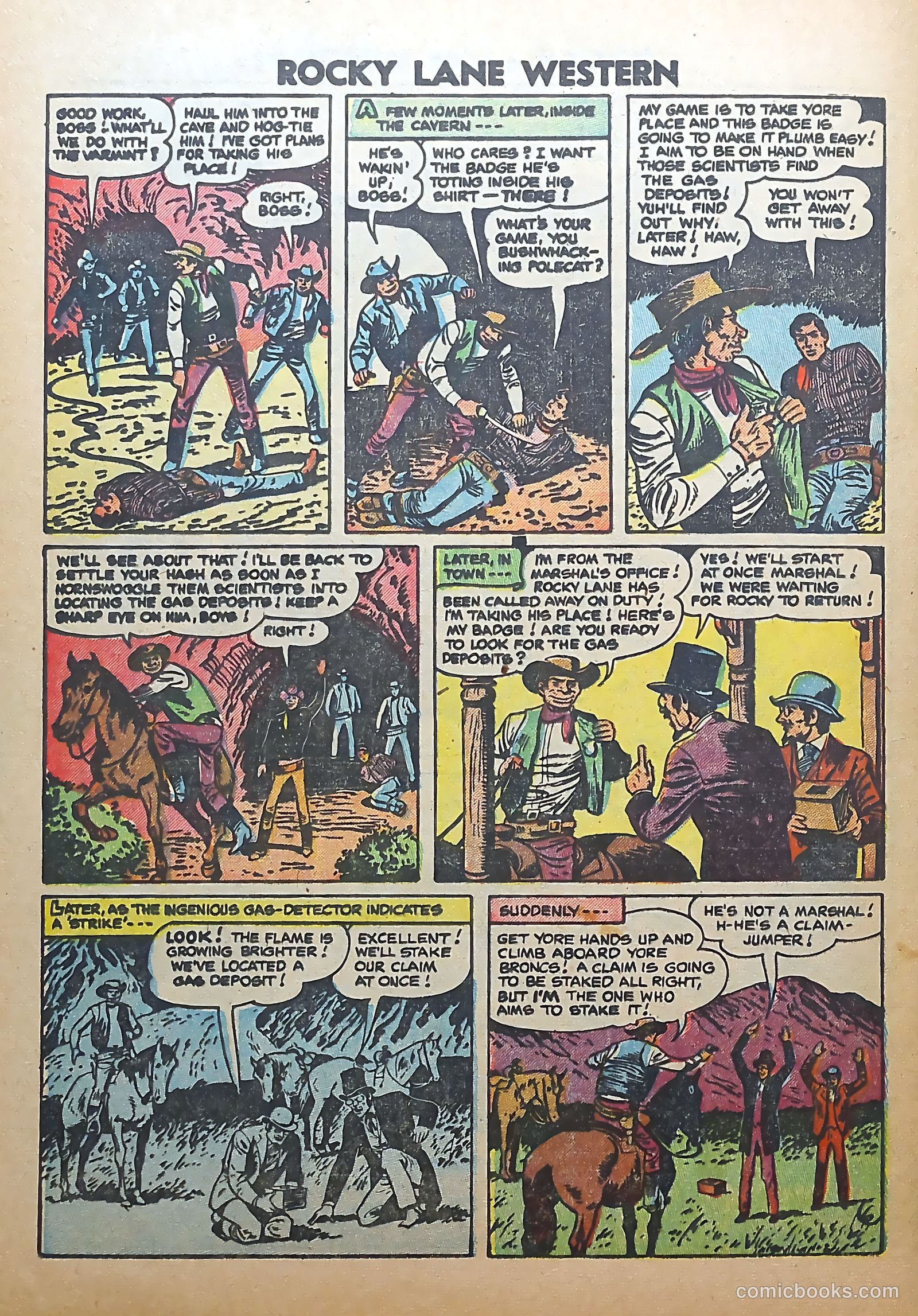Rocky Lane Western #56 — page 28 of 36