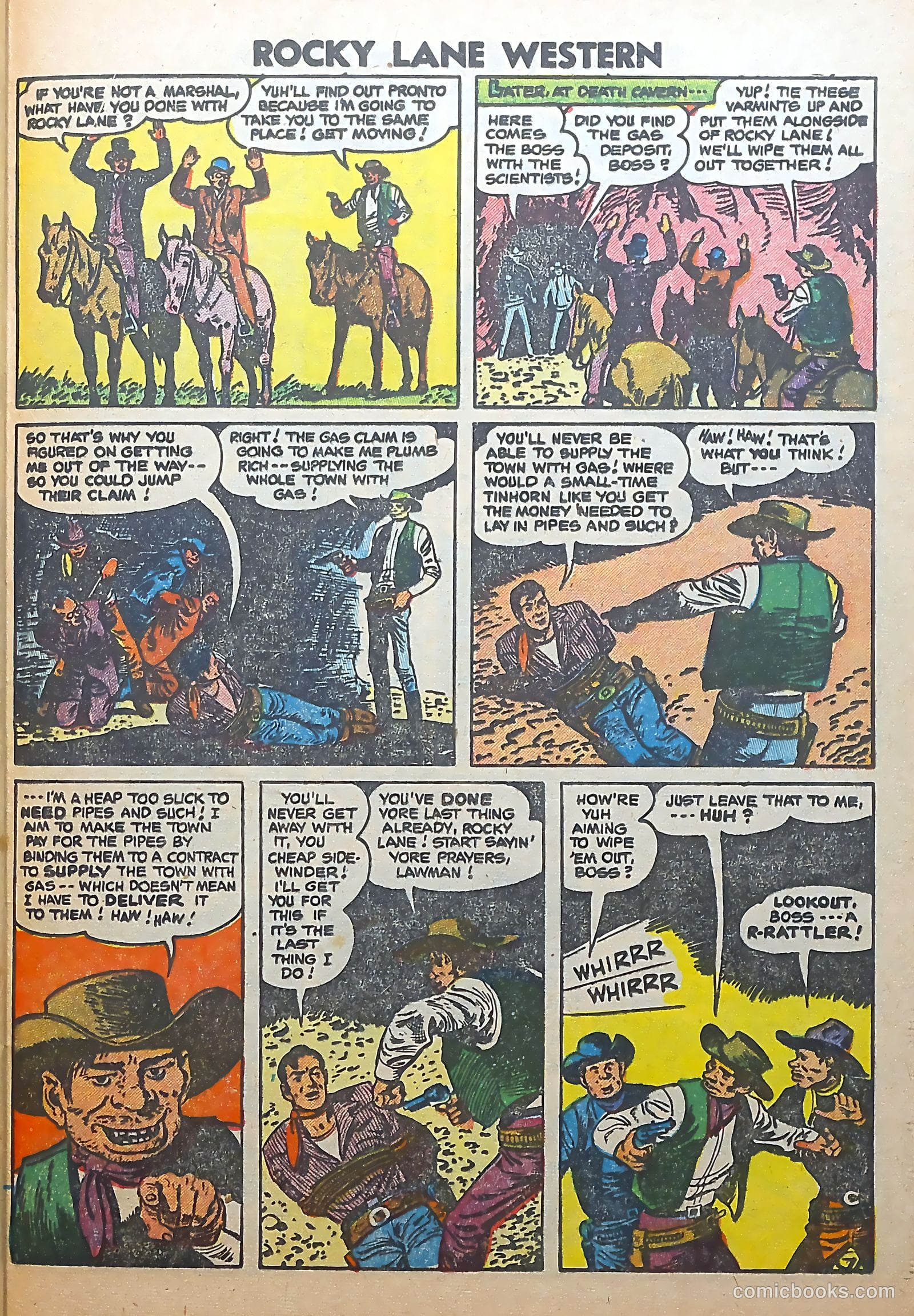 Rocky Lane Western #56 — page 29 of 36