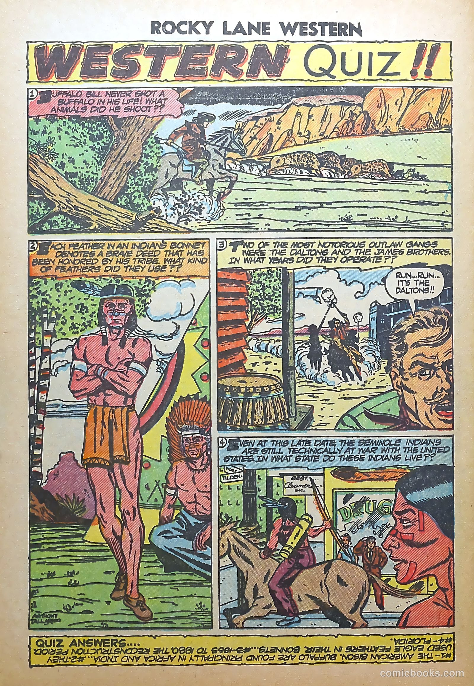 Rocky Lane Western #56 — page 32 of 36