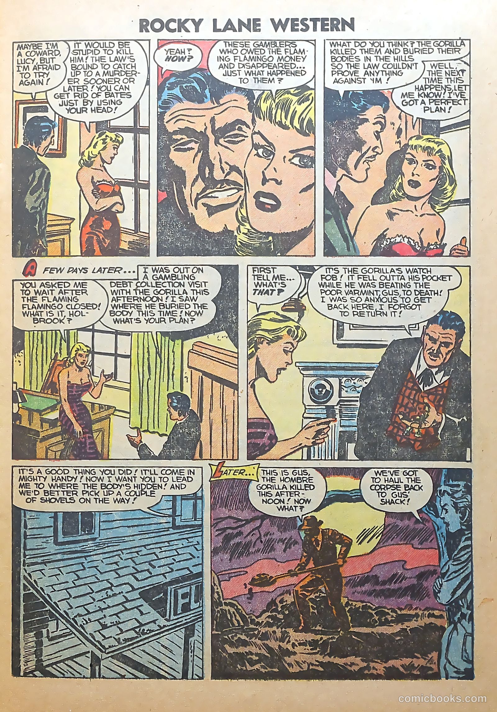 Rocky Lane Western #56 — page 9 of 36