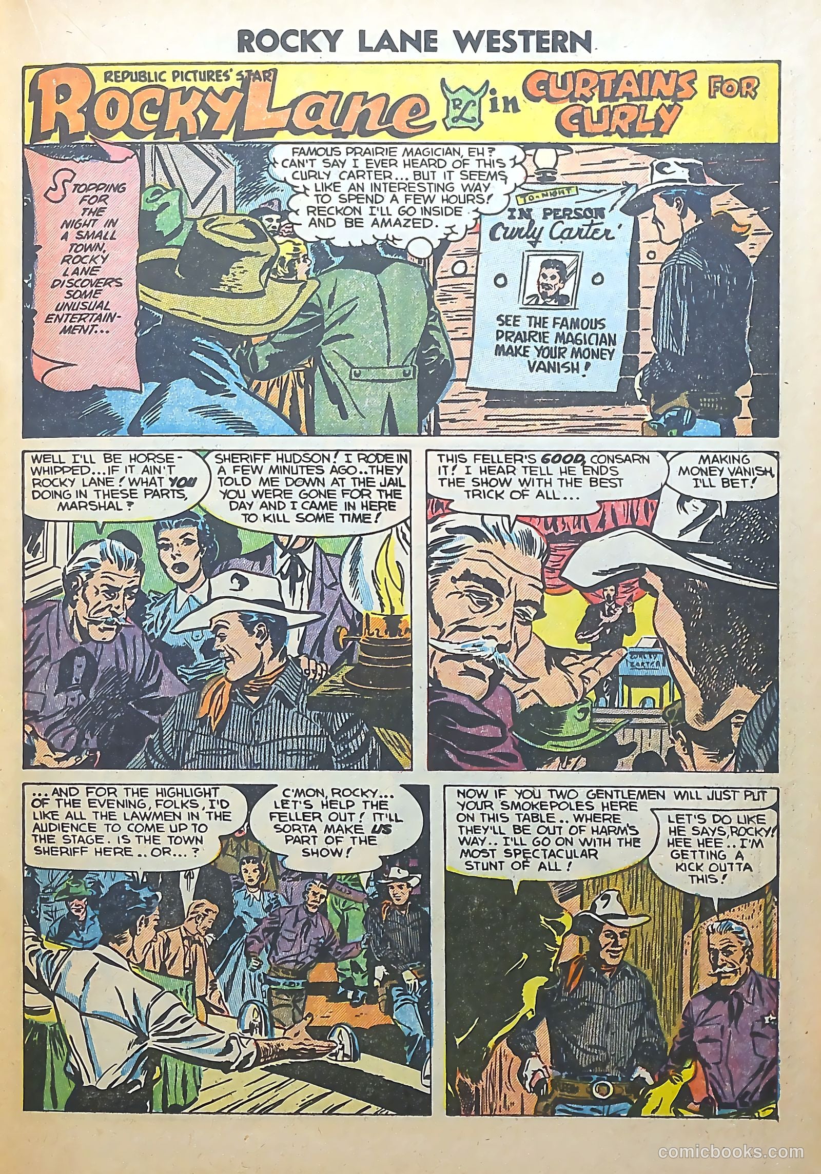 Rocky Lane Western #56 — page 15 of 36